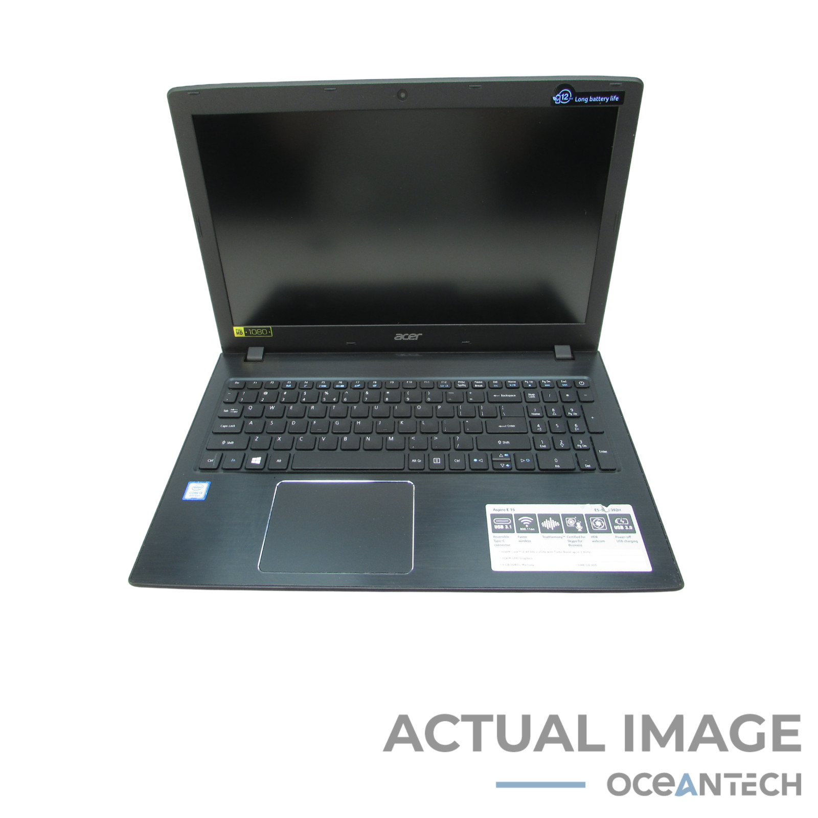 Acer Aspire N16Q2 15.6″ i3-8130U 2.2GHz 6GB RAM 1TB SSD No OS/AC Laptop