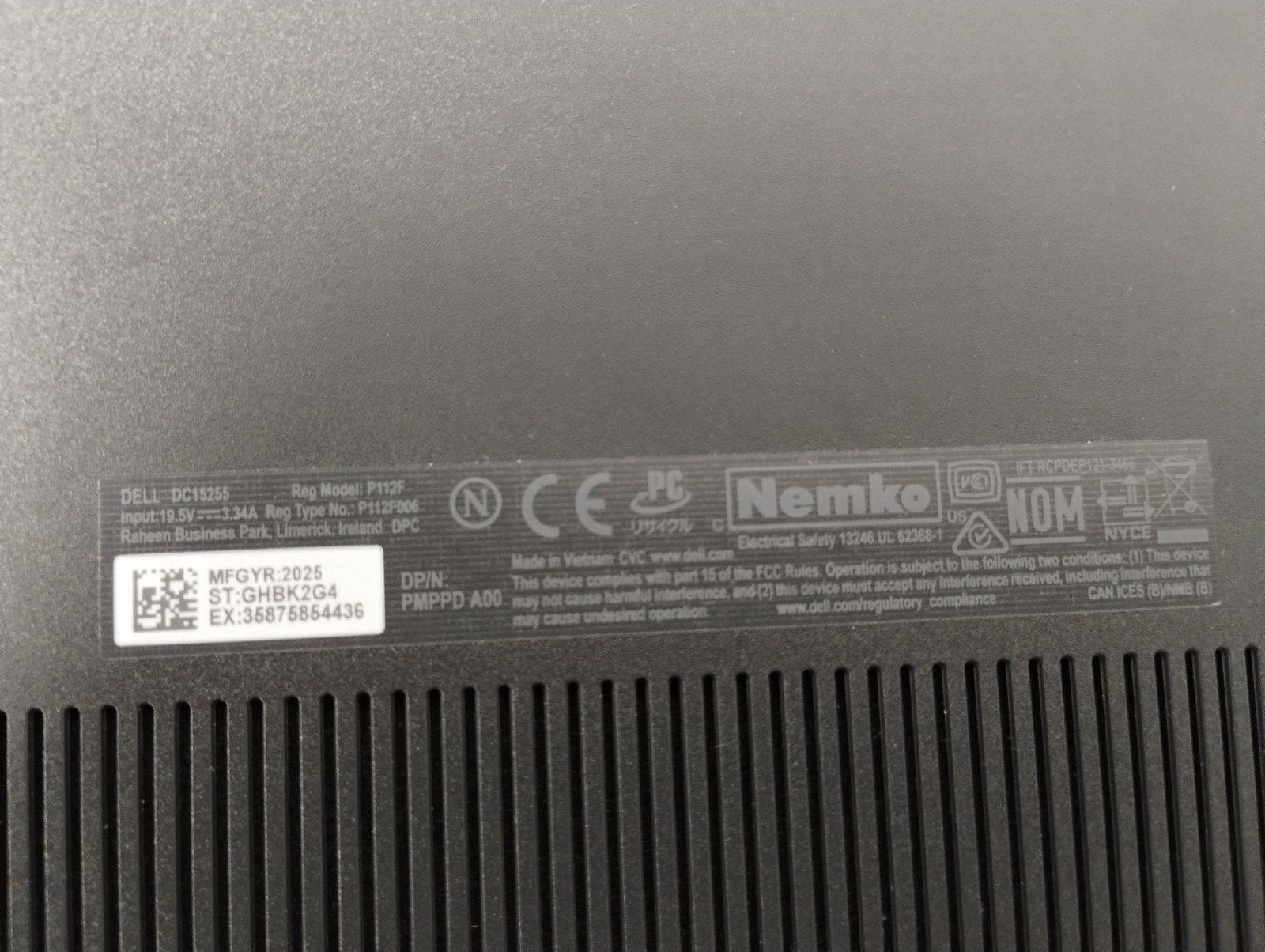 DELL 15 DC15255 G8MK9, AMD Ryzen 7 7730U, 2.00 GHz, 16 GB RAM, 512 GB NVMe SSD