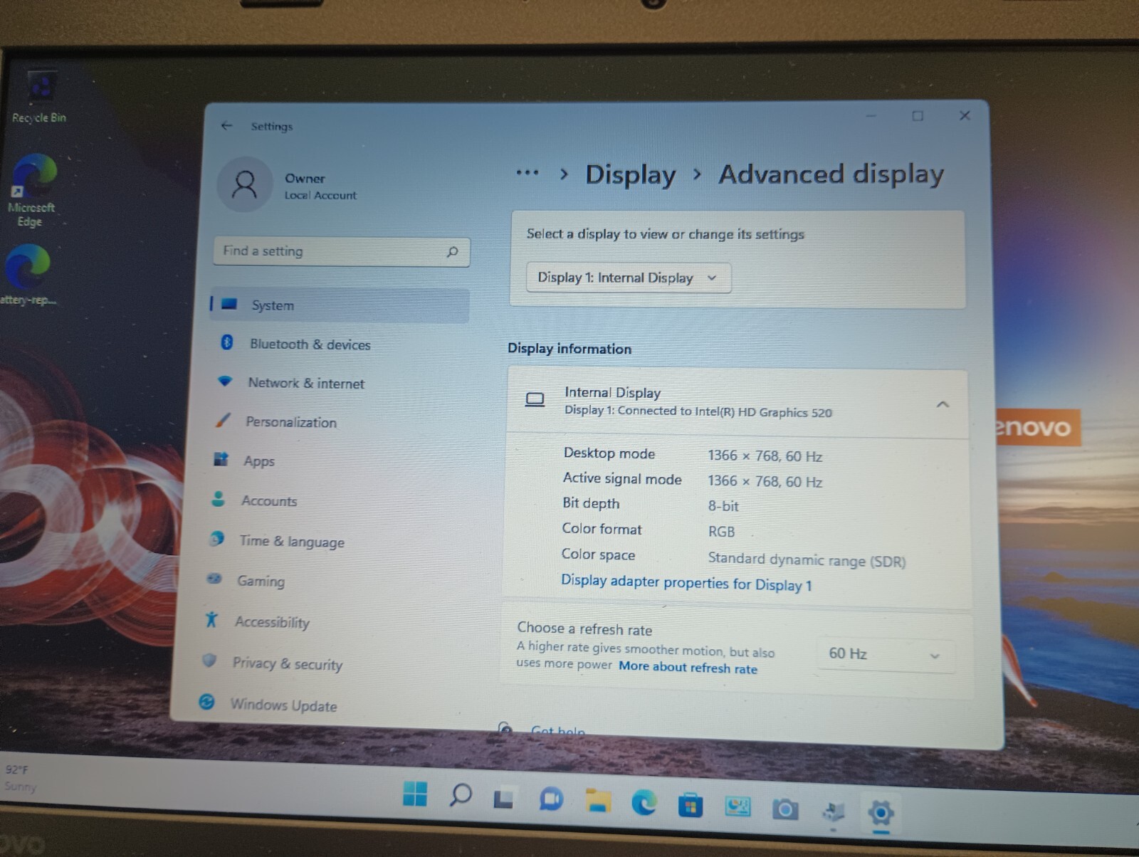 7316 ThinkPad L460 w/charger.i5 6th gen.8GB.180GB SDD.14″.W11 Pro