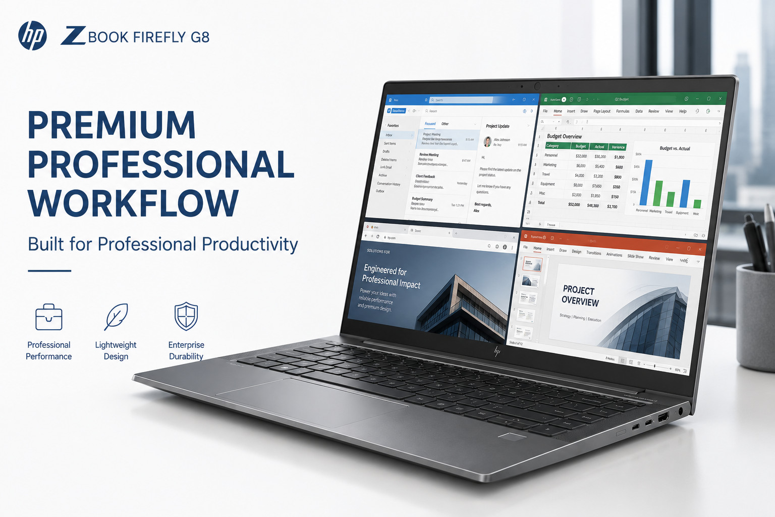 HP ZBook Firefly 14 G8 i5-1145G7 16GB 512GB SSD Backlit Win11 Pro