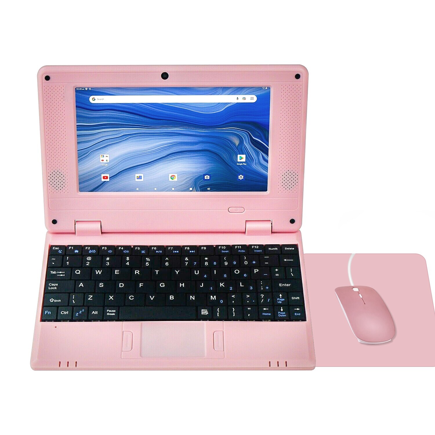 Portable Laptop Computer 7” Quad Core Android 12 Netbook 2GB RAM+32GB ROM Kid
