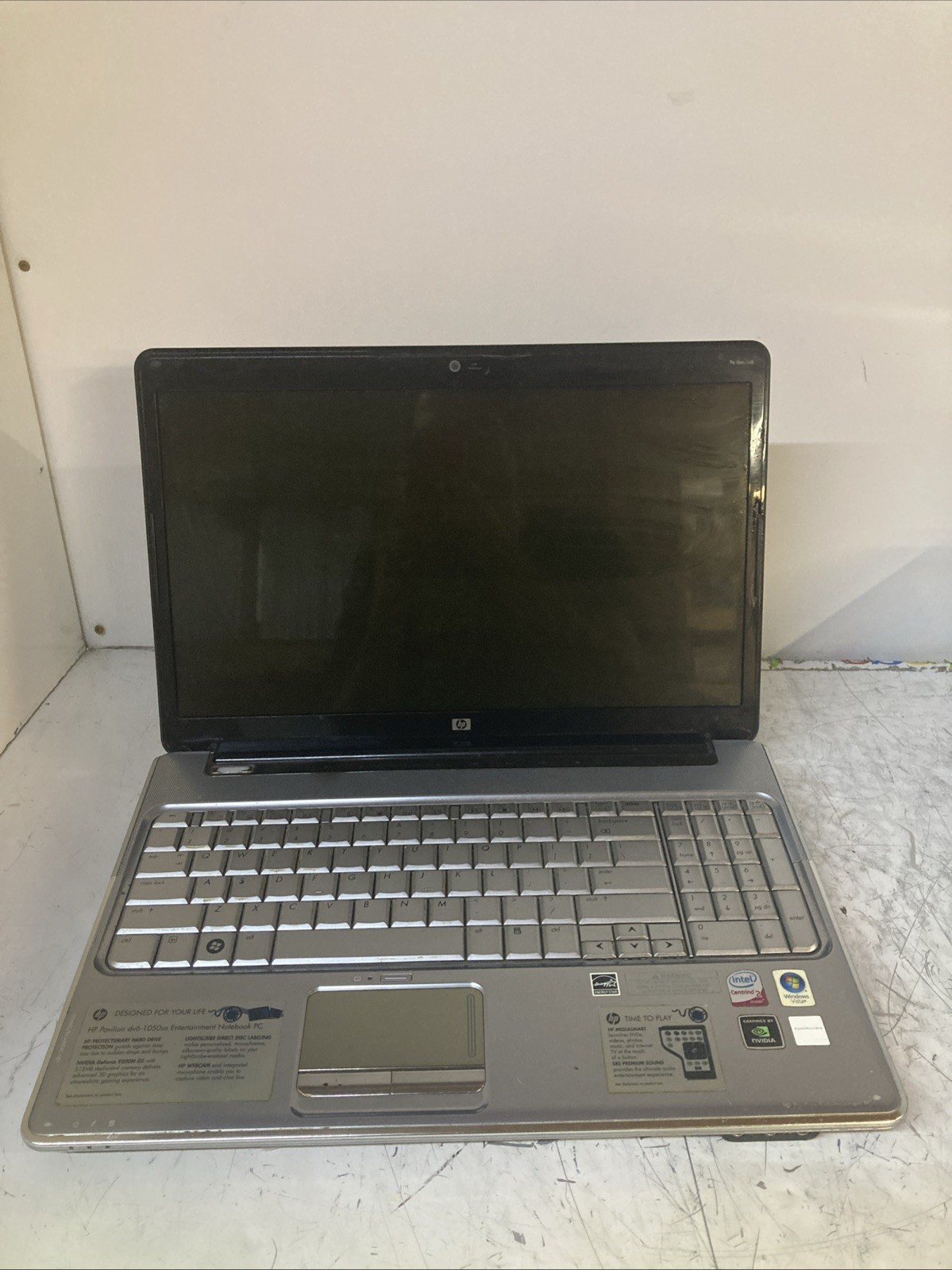 HP Pavilion DV6 Intel Core 2 Duo 2.13GHz 4 GB NO HDD Boot to Bios