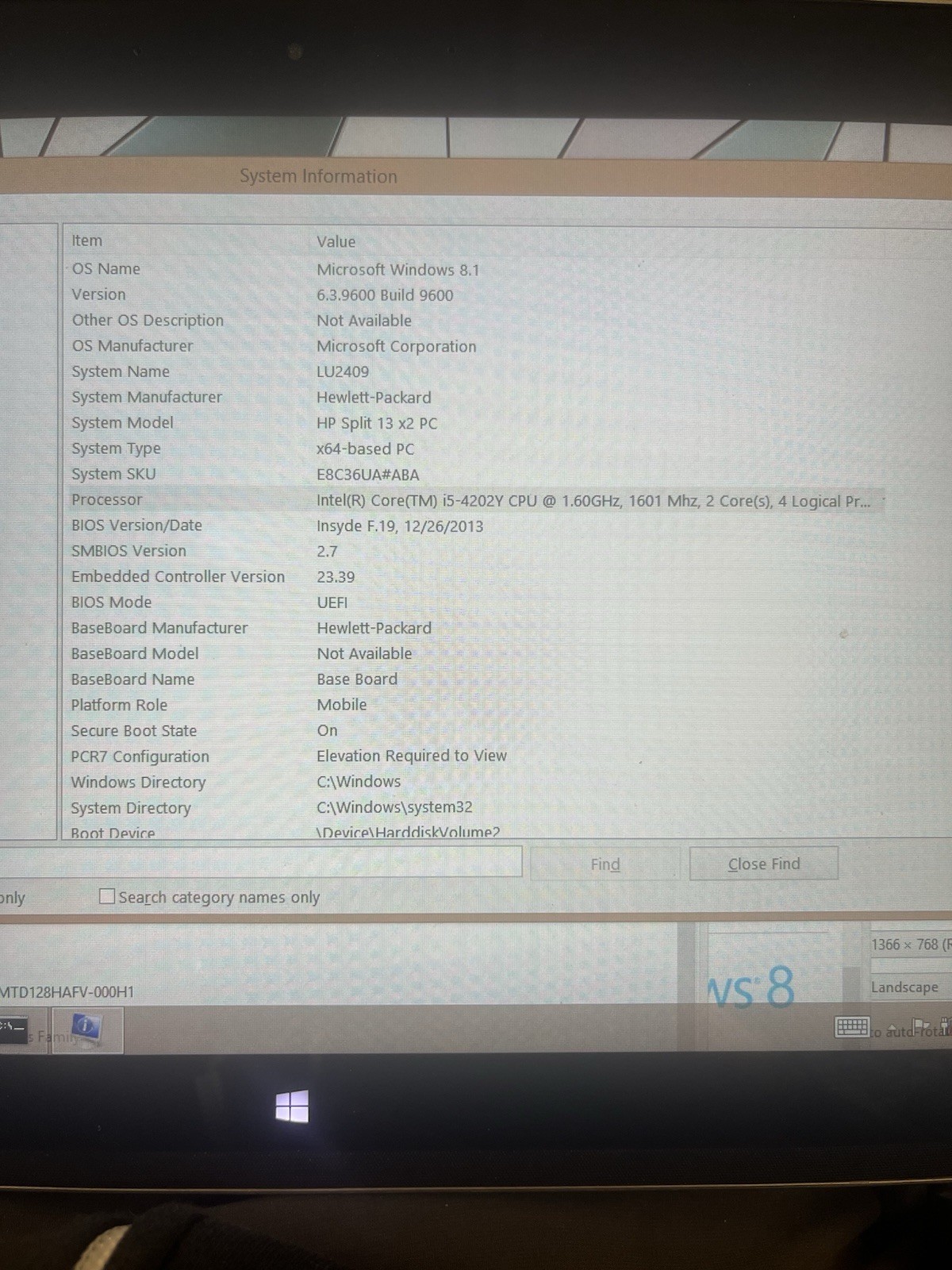 2013 13-inch HP Split 13 x2 PC