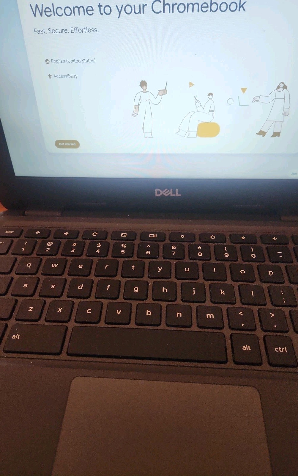 Dell Chromebook 3100 11.6” Intel Celeron Preowned Works