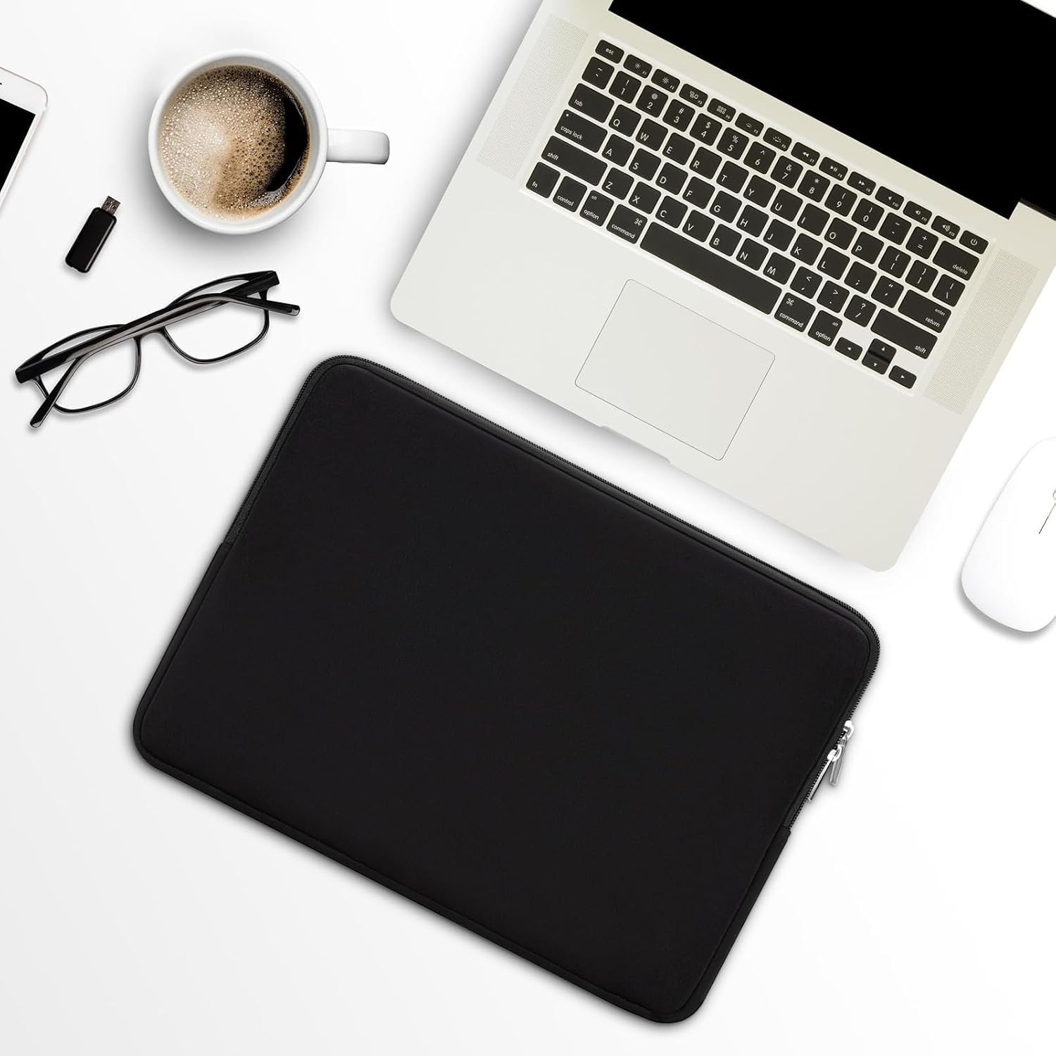 14 Inch Laptop Sleeve Case Protective Soft Padded Zipper Cover for 14″ Notebook