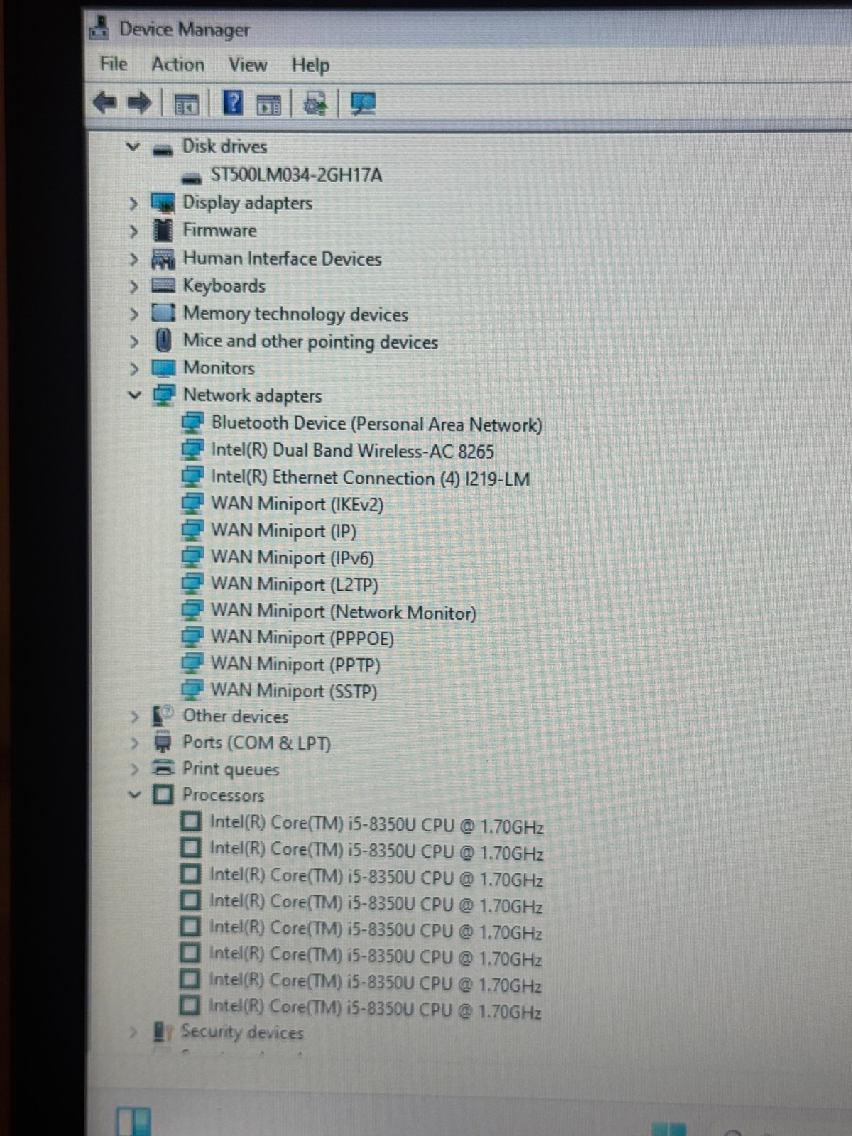 Dell Latitude 5490 14″ Intel Core i5-8350U 1.70GHz 8GB RAM 500GB HD Win 11 Pro