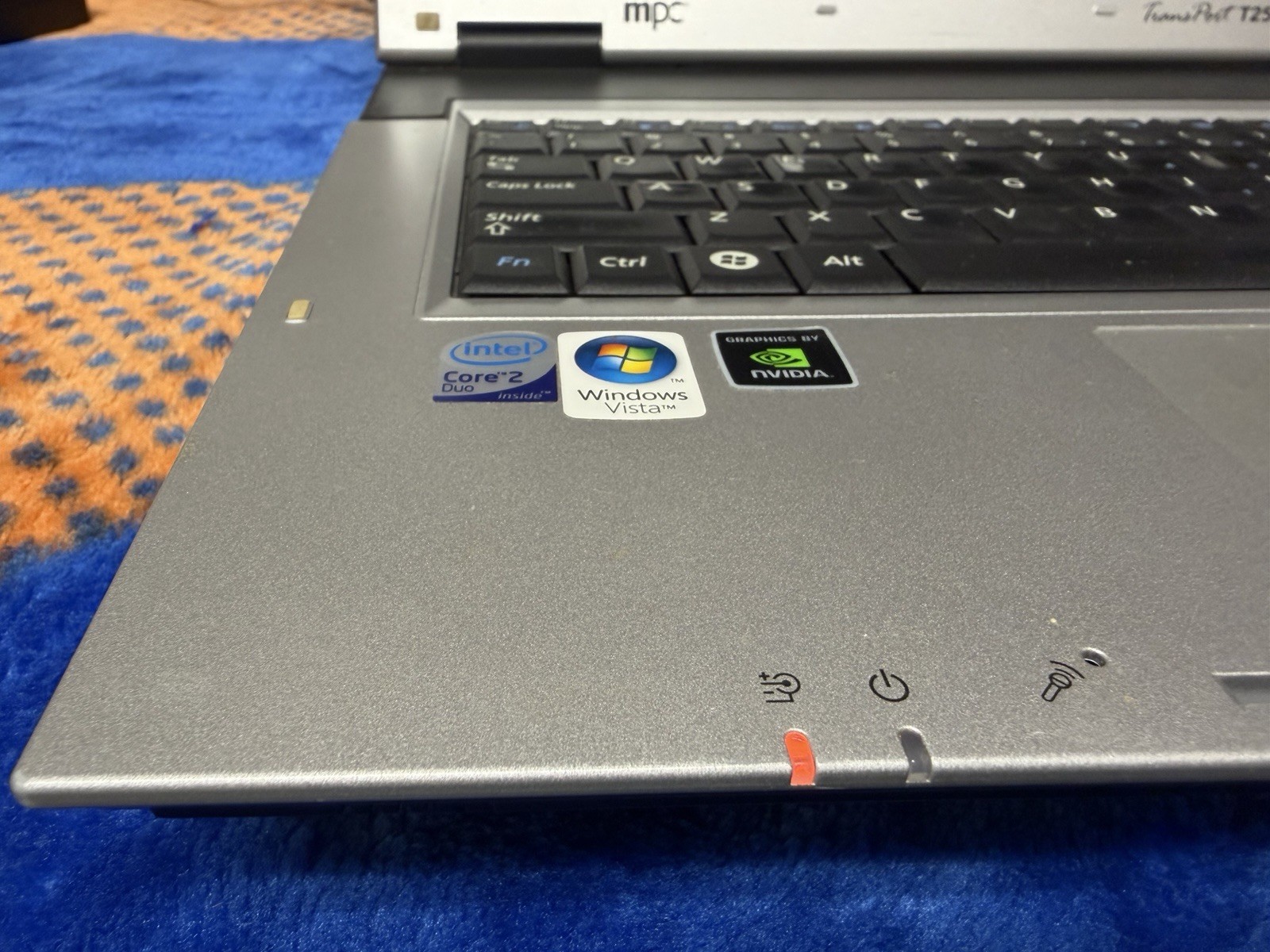 MPC Transport T2500 Laptop Computer 15.1 TFT Win10pro C2D 2.50 40GB 4GB DVDRW