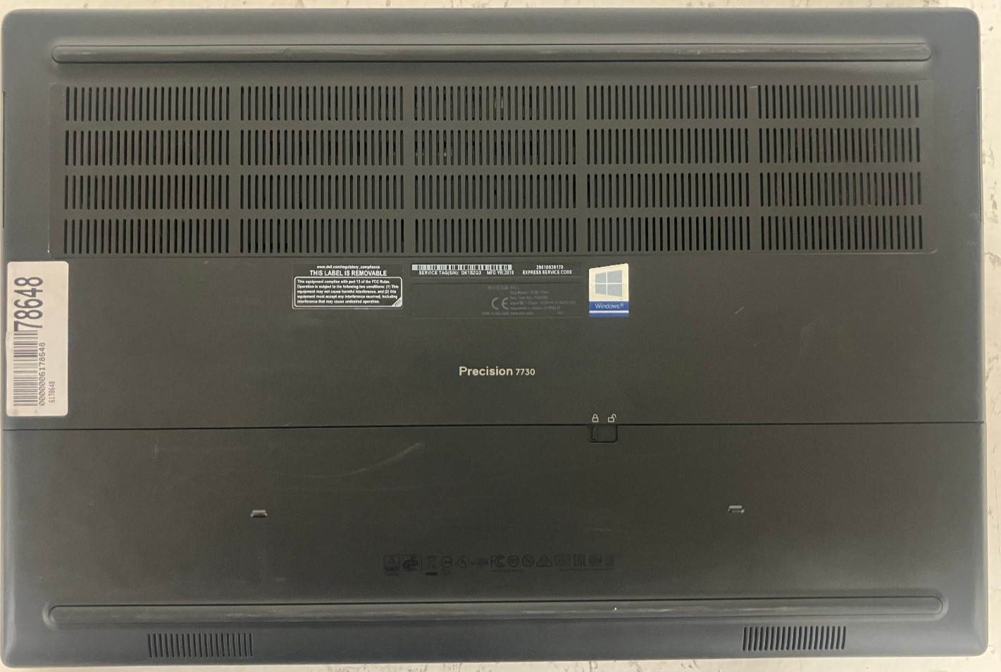 Dell Precision 7730 17″ NVIDIA Q. P5200 16GB 2.9GHz Intel Xeon E-2186M 64GB 2TB