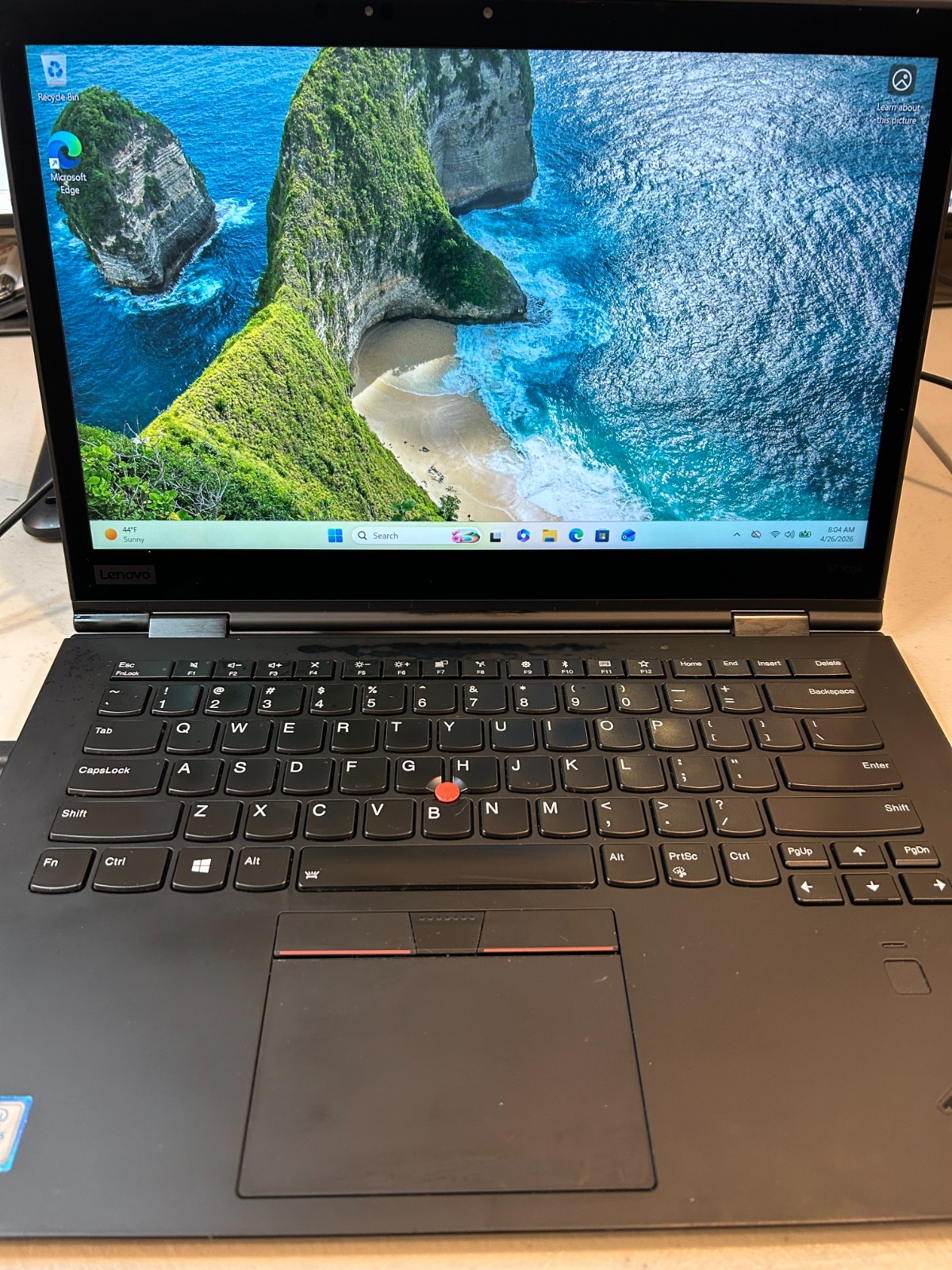 Lenovo ThinkPad X1 (3rd Gen) 13″ (256GB SSD, Intel Core i5-8350U, 1.7GHz, 8GB…