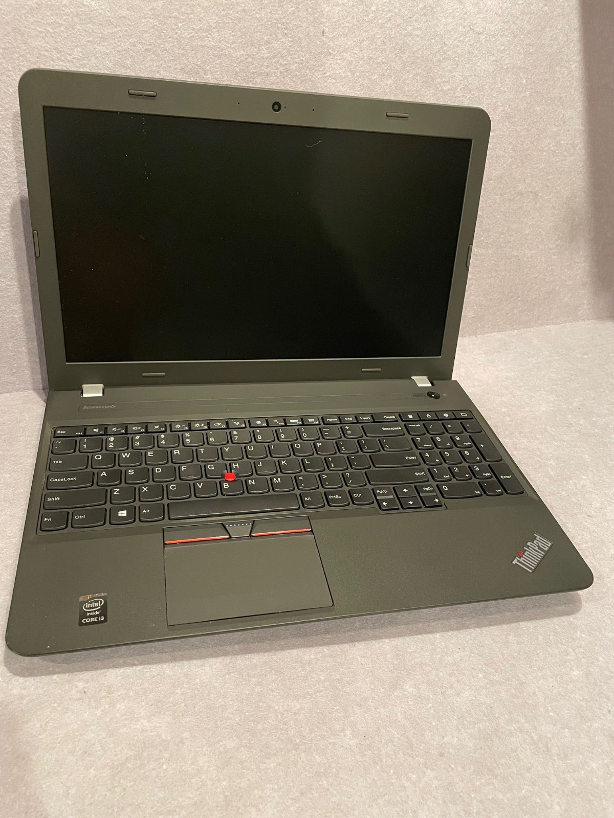 IBM THINKPAD LAPTOP E550 INTEL I3 TYPE 20DF 4GB RAM 500GB HARD DRIVE 15″ AS IS