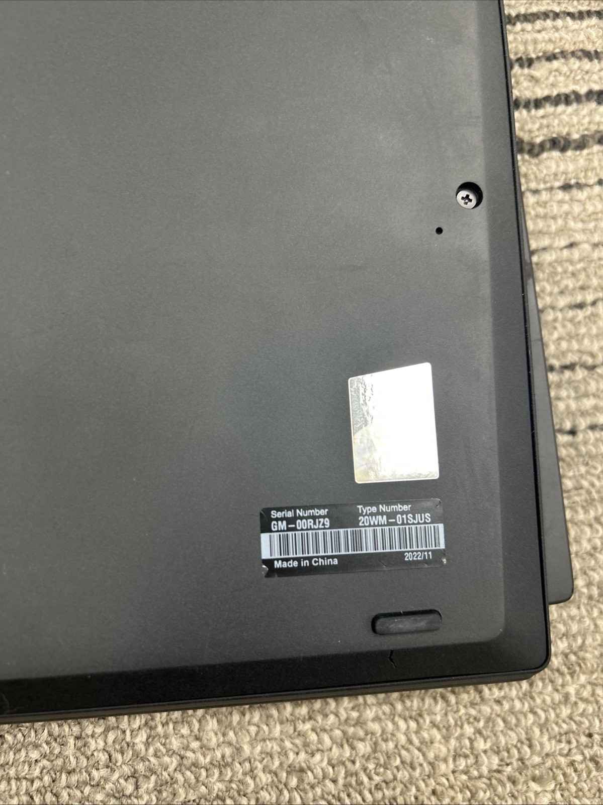 Lenovo Thinkpad t14s Gen 2 i7-No Internal Storage Drive (Boots to BIOS)