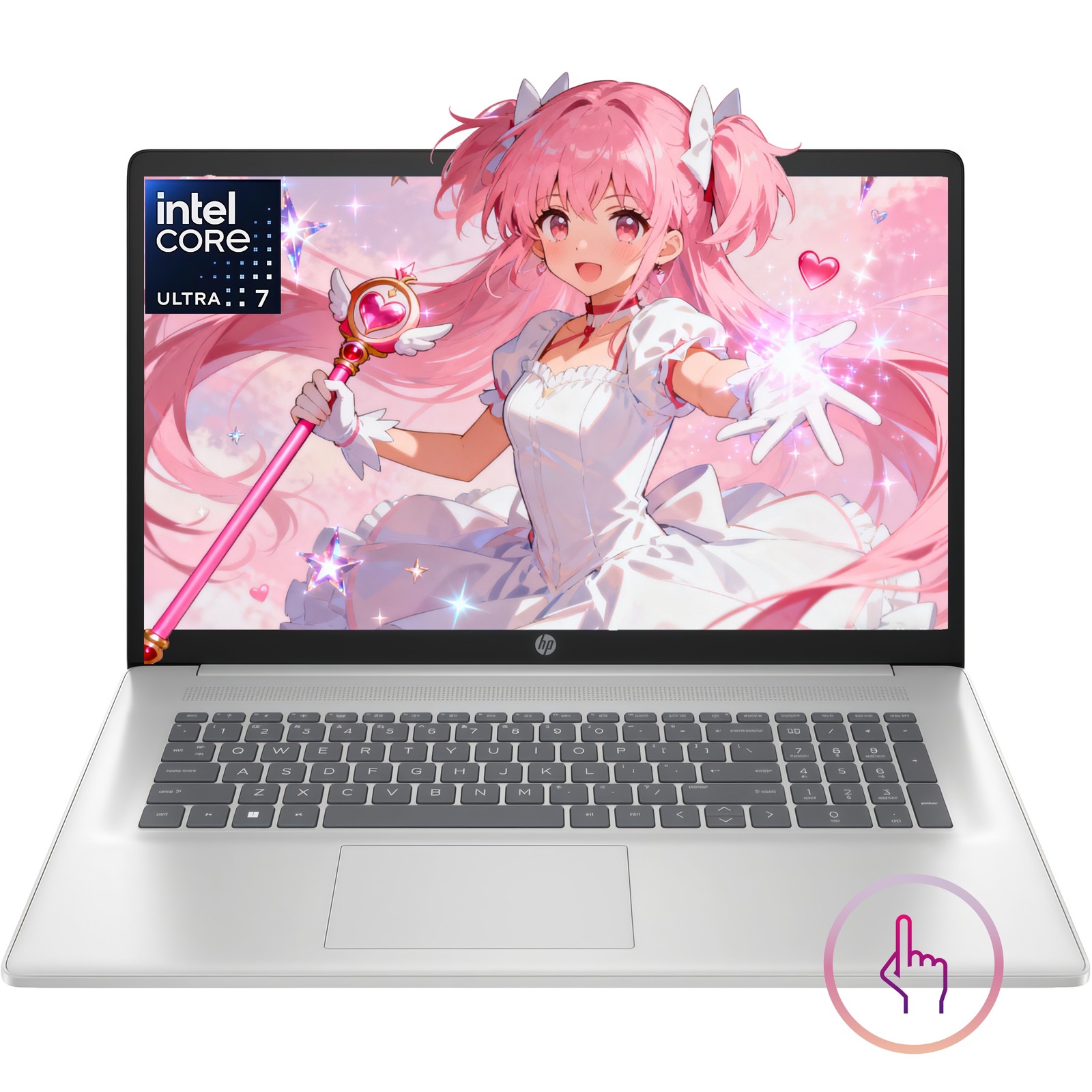 HP Laptop 17.3″ AI PC – Intel Core Ultra 7 255 Touchscreen Backlit KB 16GB-1TSSD