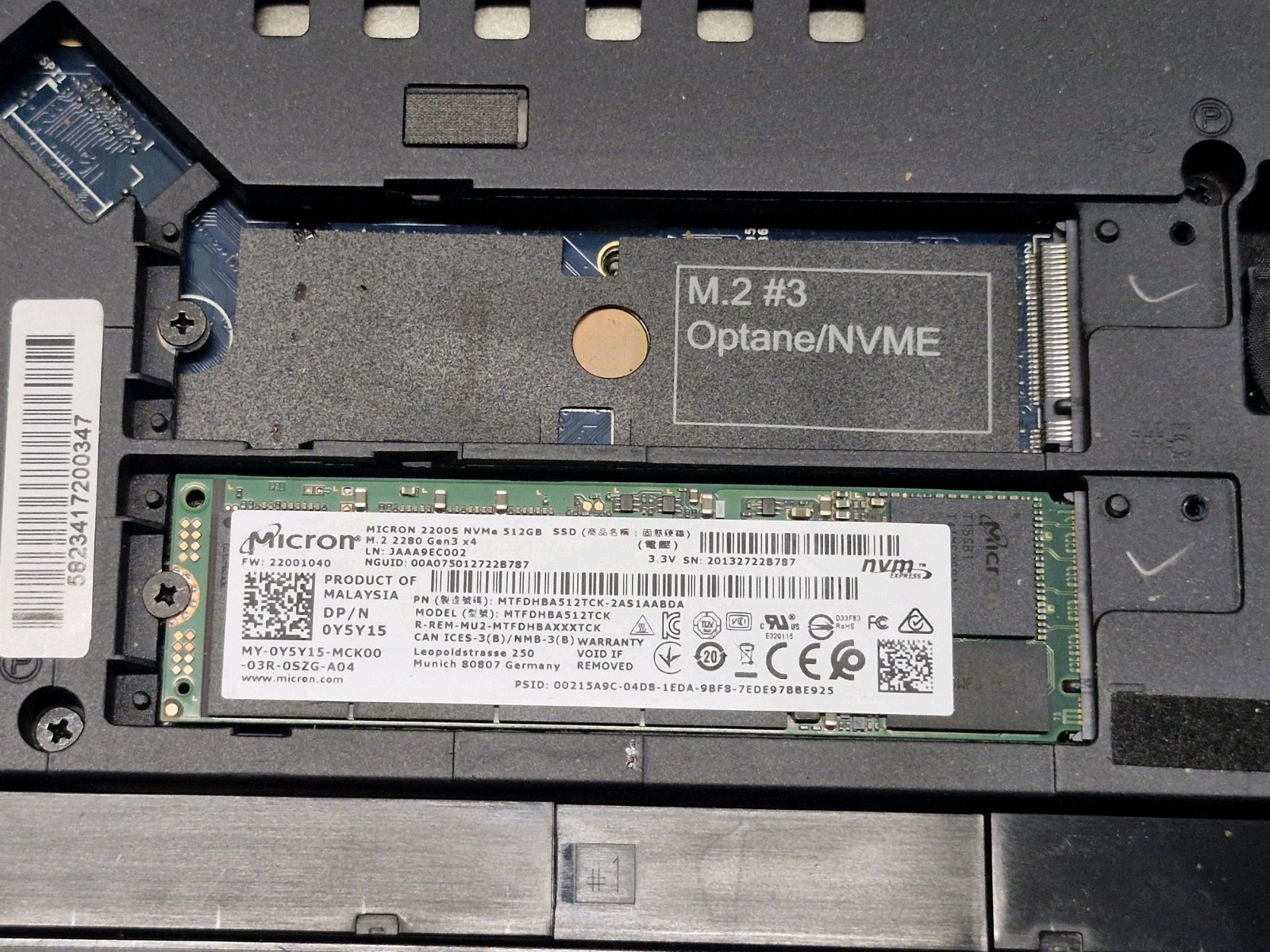 Dell Precision 7540 i9 9th Gen 15.6″ 2TB HDD No Charger Parts Repair