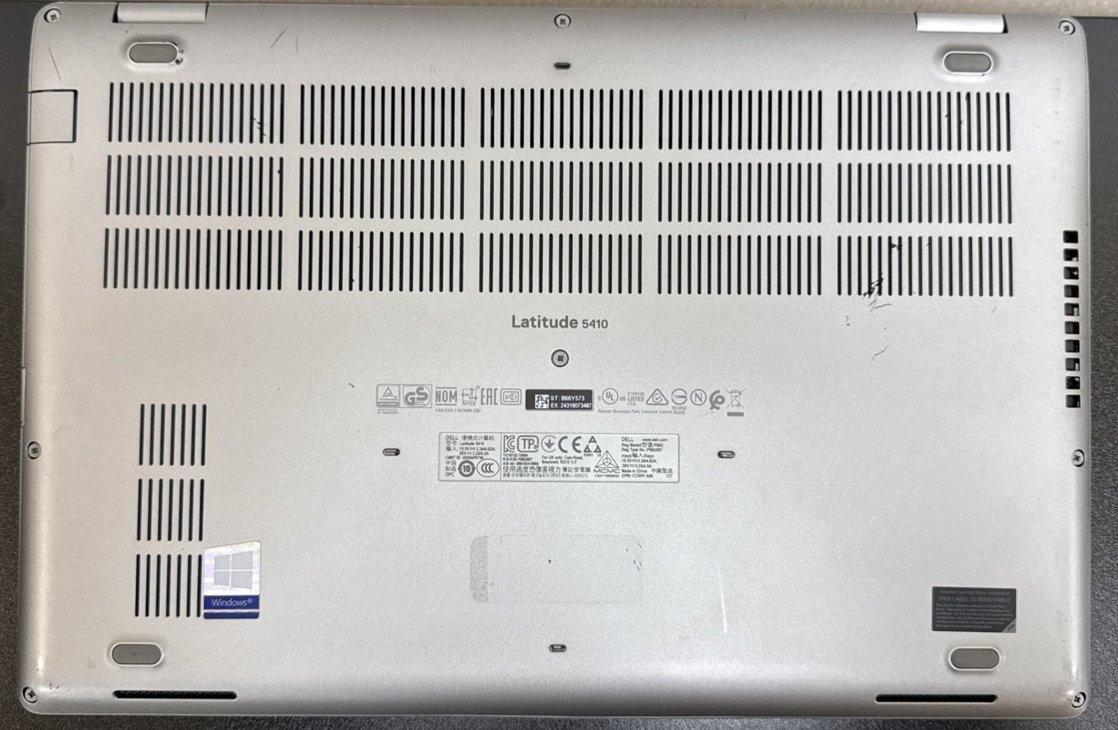 Dell Latitude 5410 | i5-10th Gen | READ: No RAM/SSD/Battery | Keyboard Defective