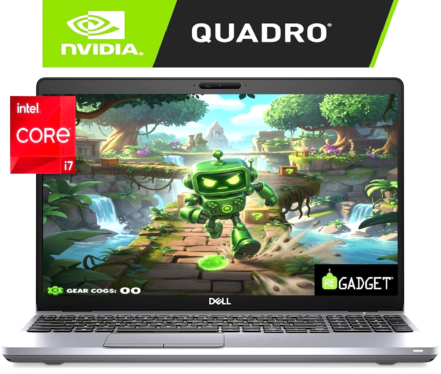 15.6 DELL Gaming Laptop PC: i7-10610U up to 4.90 GHz! 32GB RAM – 1TB NVME SSD!