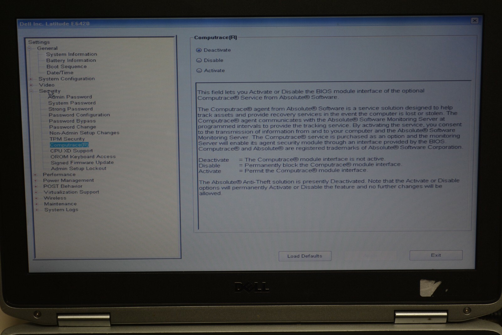 Dell Latitude E6420 14″ Intel i7-2620M 2.7GHz 8GB Ram No HD #W134