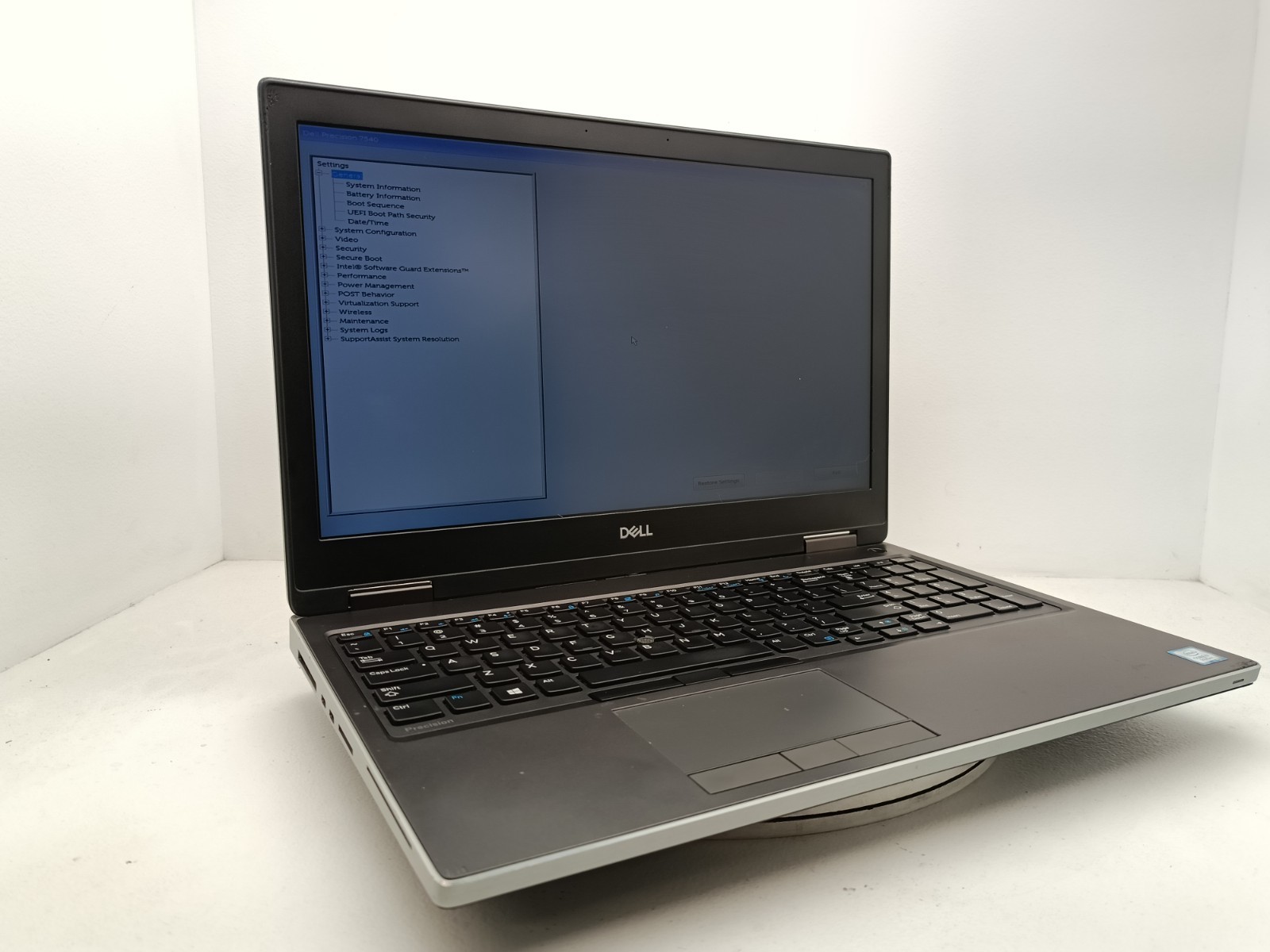 Dell Precision 7540 Intel i7 2.60GHz 16GB Ram RADEON Pro WX 3200 *READ* #91