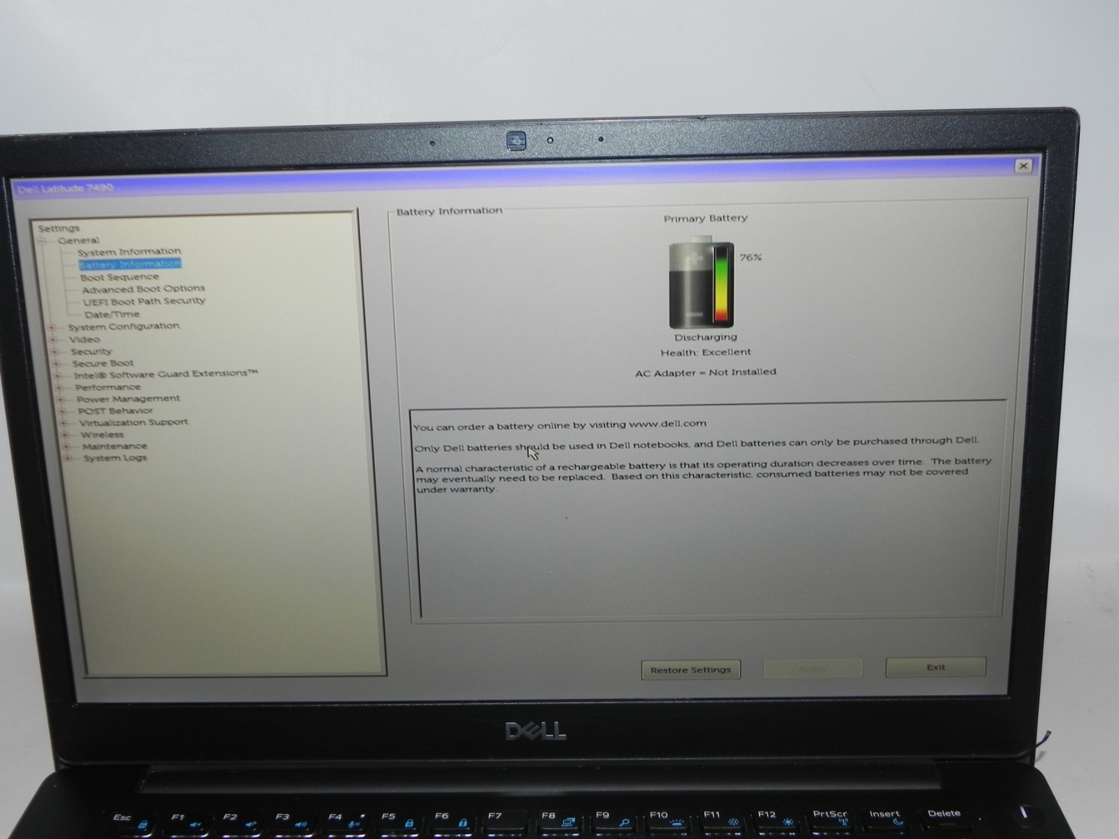 Dell Latitude 7490 Windows 11 Intel i7-8650u 1.9GHz 16GB RAM 512SSD