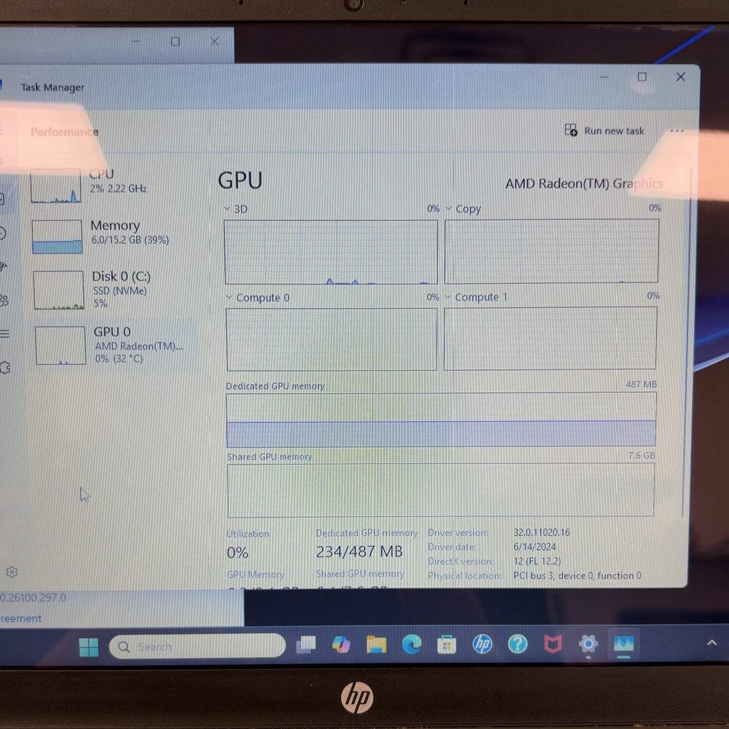 HP Laptop 17-CP2025DX 17.3″ Ryzen 5 7520U 2.8GHz 16GB RAM 256GB SSD
