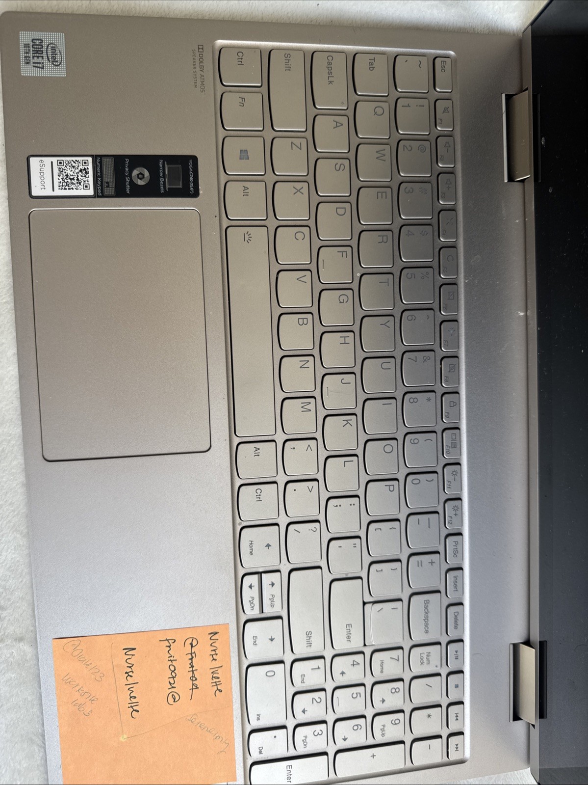 Lenovo Yoga C740-15IML model 81TD