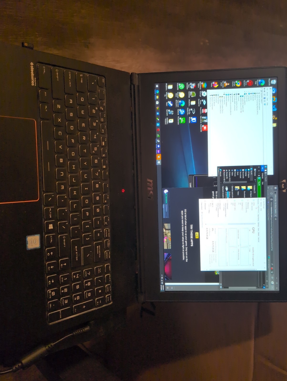 MSI GS63VR STEALTH PRO 15.6″ i7-7700HQ 32 GB RAM 512GB + 1TB GTX 1060 LAPTOP