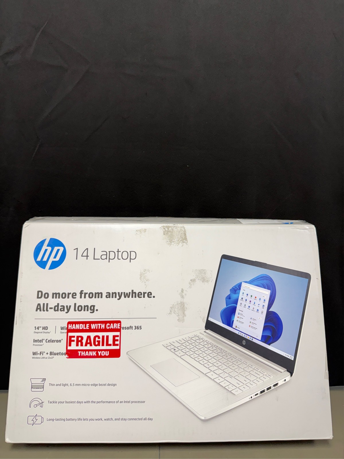 HP 14″ Laptop, Intel Celeron N4120 *For Parts*