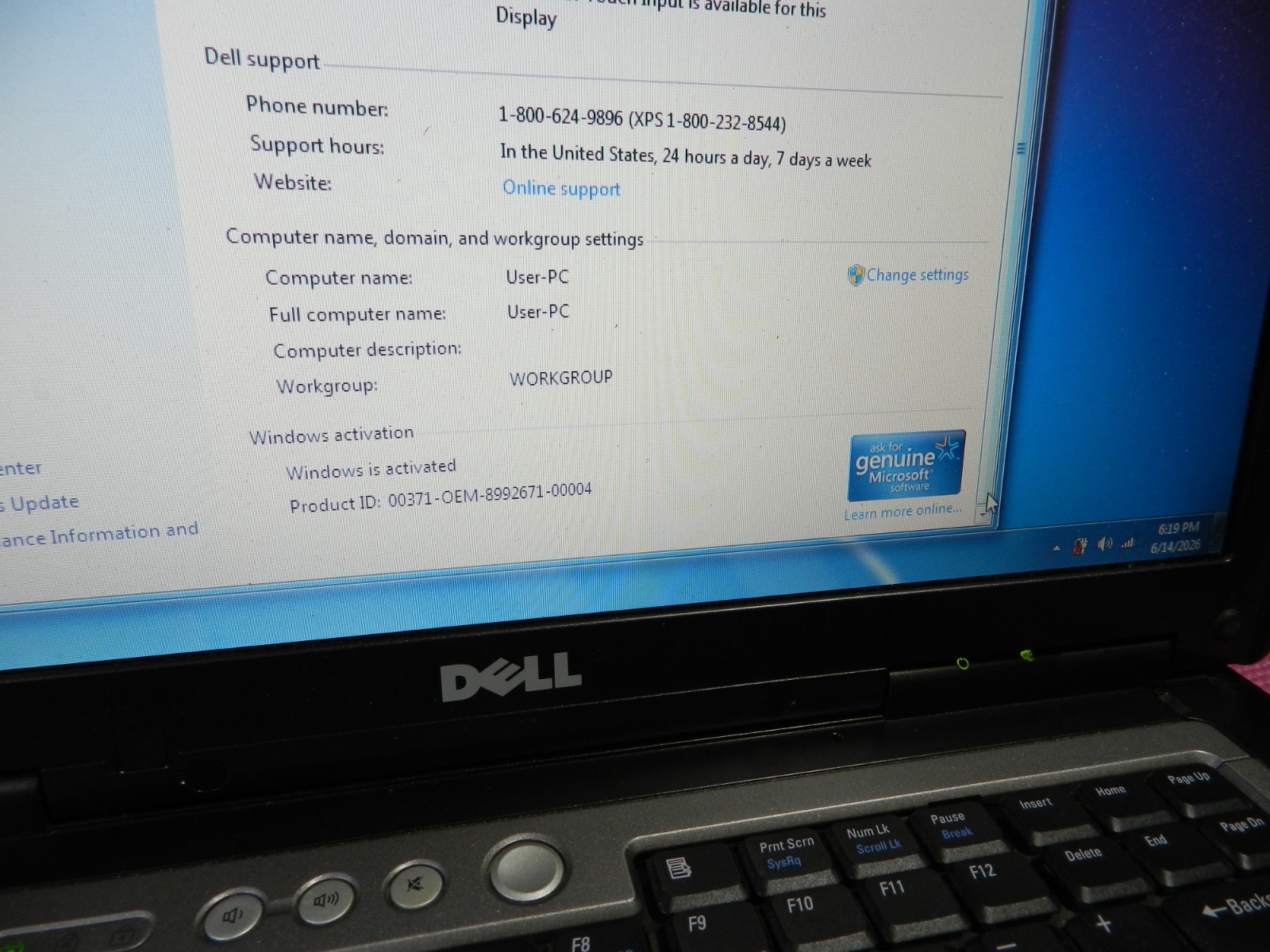 Dell Latitude D830 Core 2 Duo Boots Windows 7 w/ Charger 2GB ram 80gb SSD