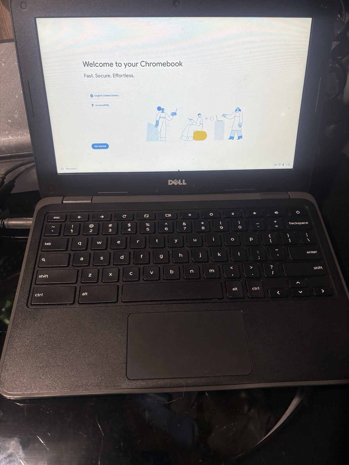 Dell Chromebook 11 3180 11.6″ (Intel Celeron 1.60GHz, 16GB eMMC, 2GB RAM) Laptop