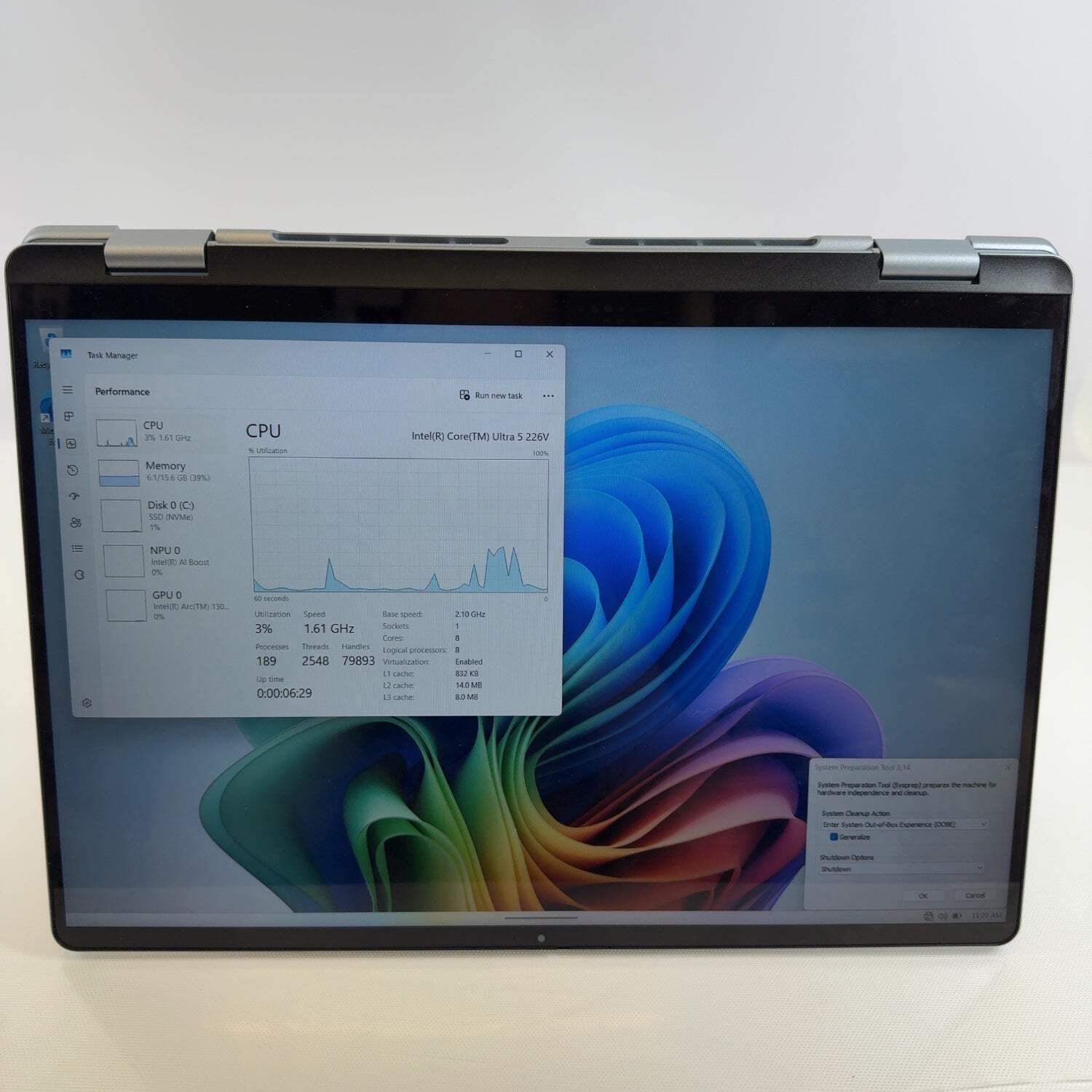 Dell 16 plus 2-in-1 DB06250 16″ Core Ultra 5 226V 4.5GHz 16GB RAM 512GB SSD