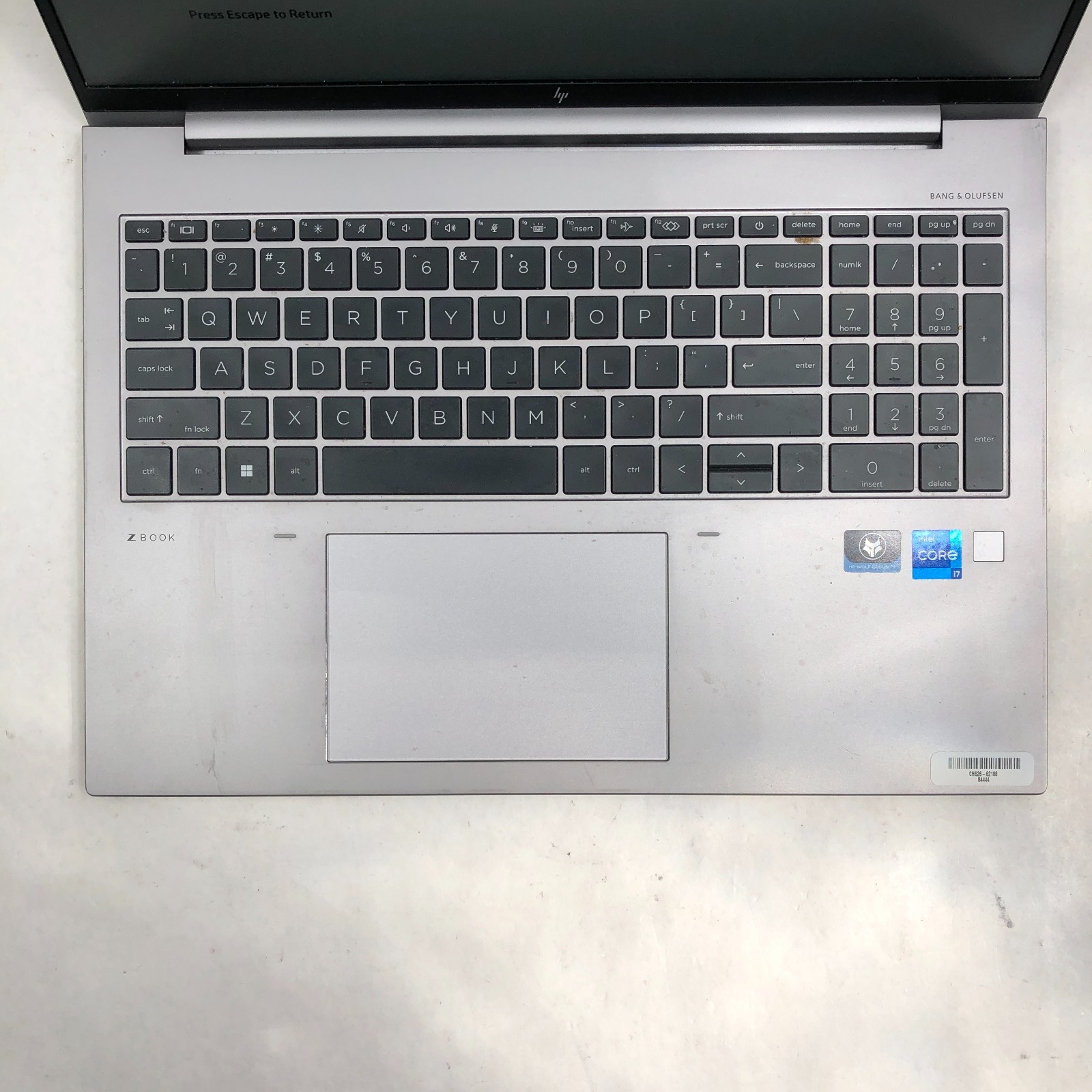 HP ZBook Firefly 16 G10 Intel Core i7-1360P 16GB DDR5 512GB NVMe No OS/AC