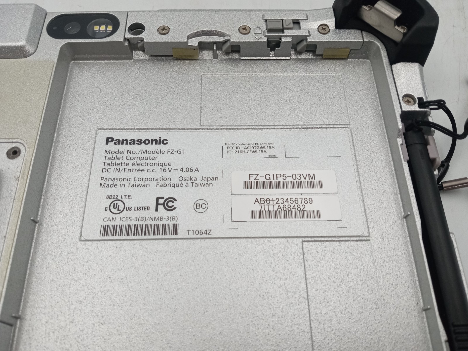 Panasonic Toughpad FZ-G1 10.1″ Tablet Intel i5-6300U 8GB RAM 128GB SSD Win11 -RR