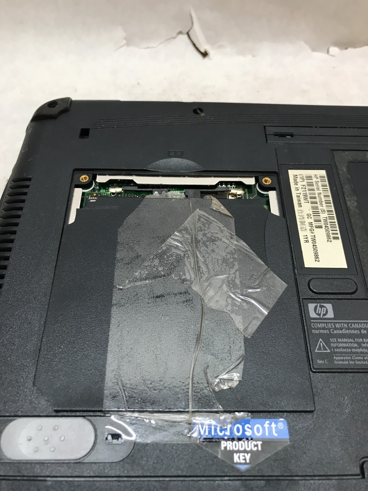 HP OmniBook XE3 F2119WT Intel Celeron 600MHz 640KB RAM NO HDD/OS *READ* AS IS DW