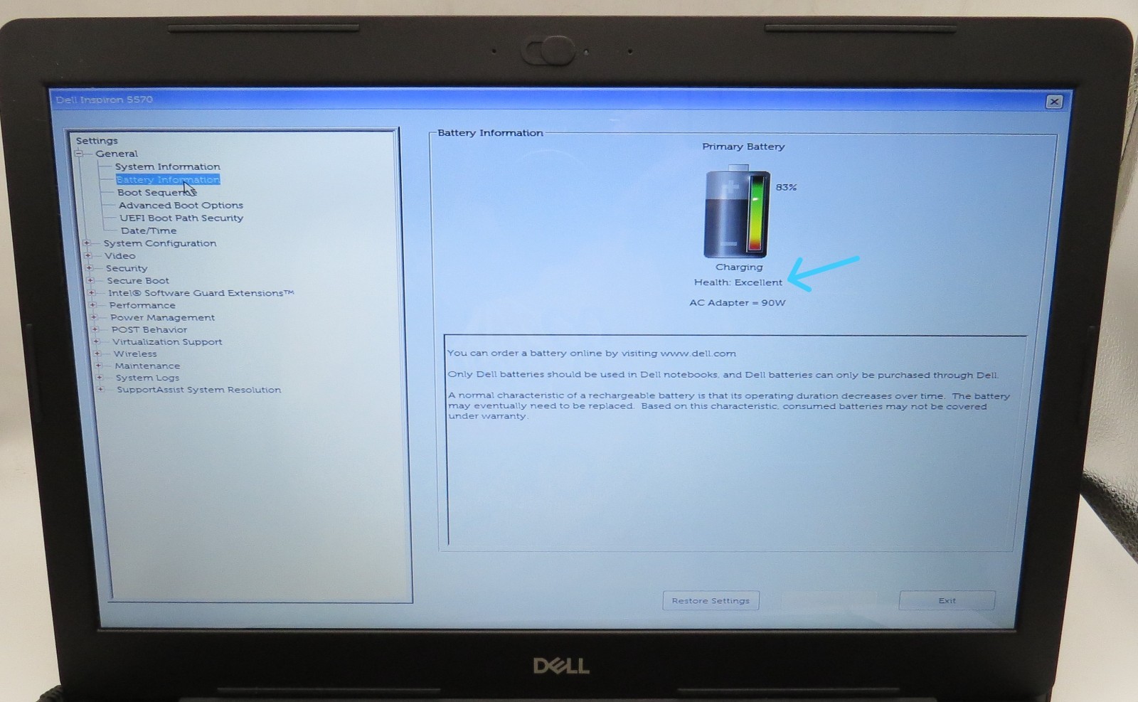 Dell Inspiron 15 5000-15.6″-i3-8130U@2.2GHz-12GB RAM-NO STRG-NO OS *READ*