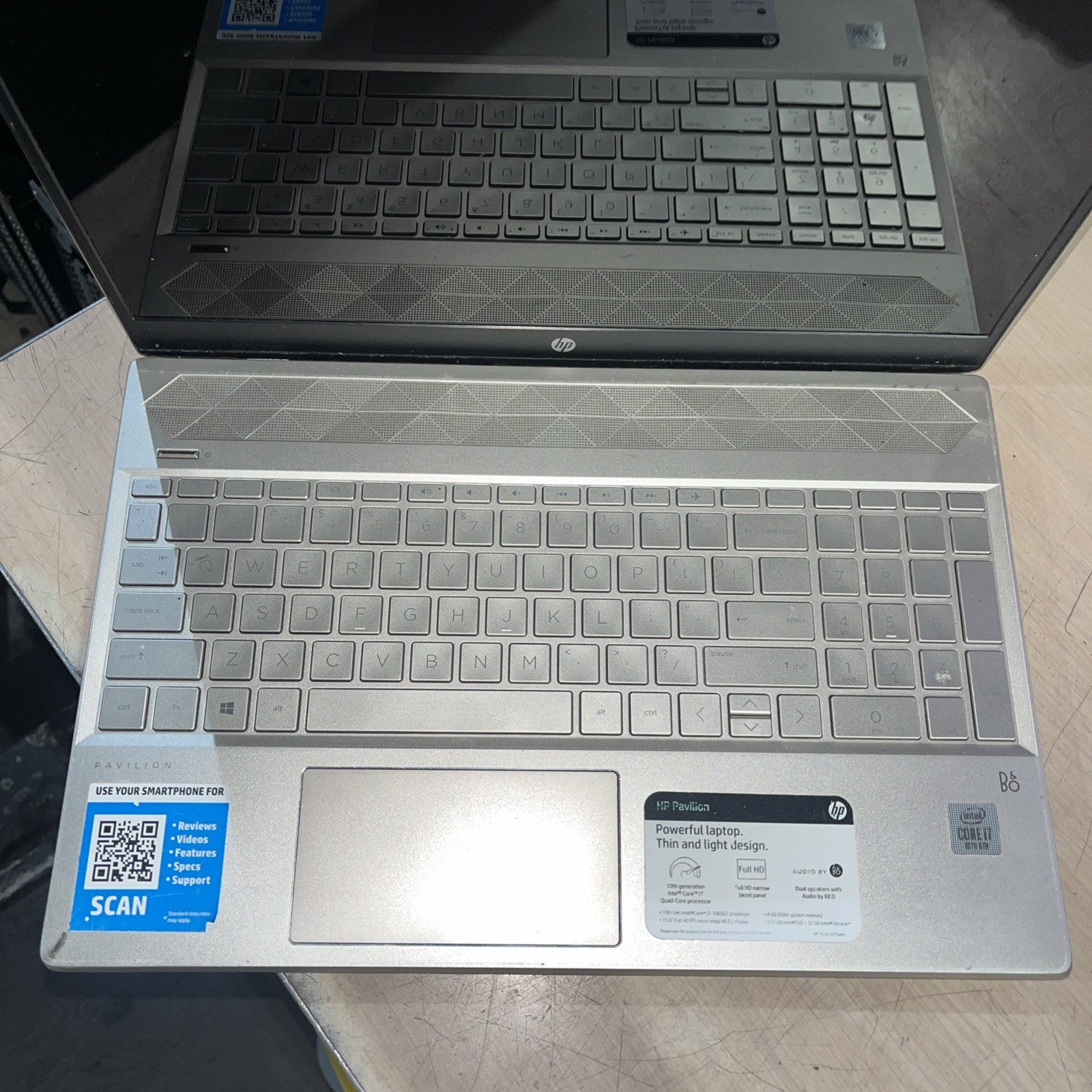HP PAVILION LAPTOP 15-CS3XX INTEL CORE I7-1065G7 1.30GHZ 8GB RAM NO HD