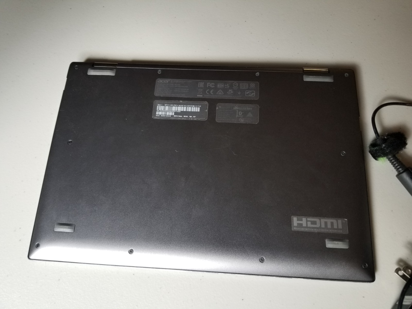 Acer SP111-32N-P6CV Spin 1 11.6″ FHD Touchscreen Pentium N4200 1.1GHz Inte HD