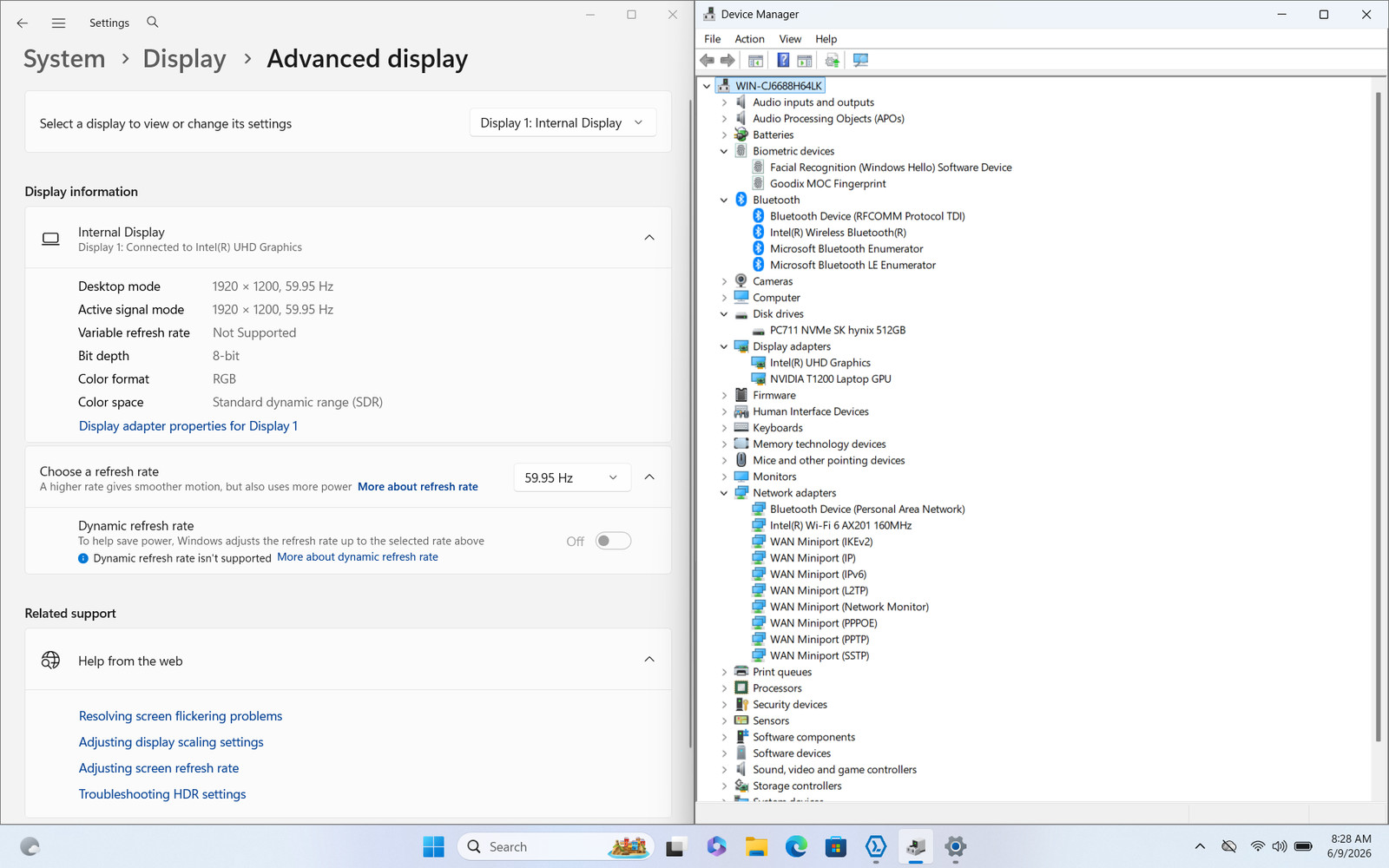 Dell Precision 5560 15.6″ FHD+ I7-11800H 512GB 32GB W11P T1200 Backlit FPR