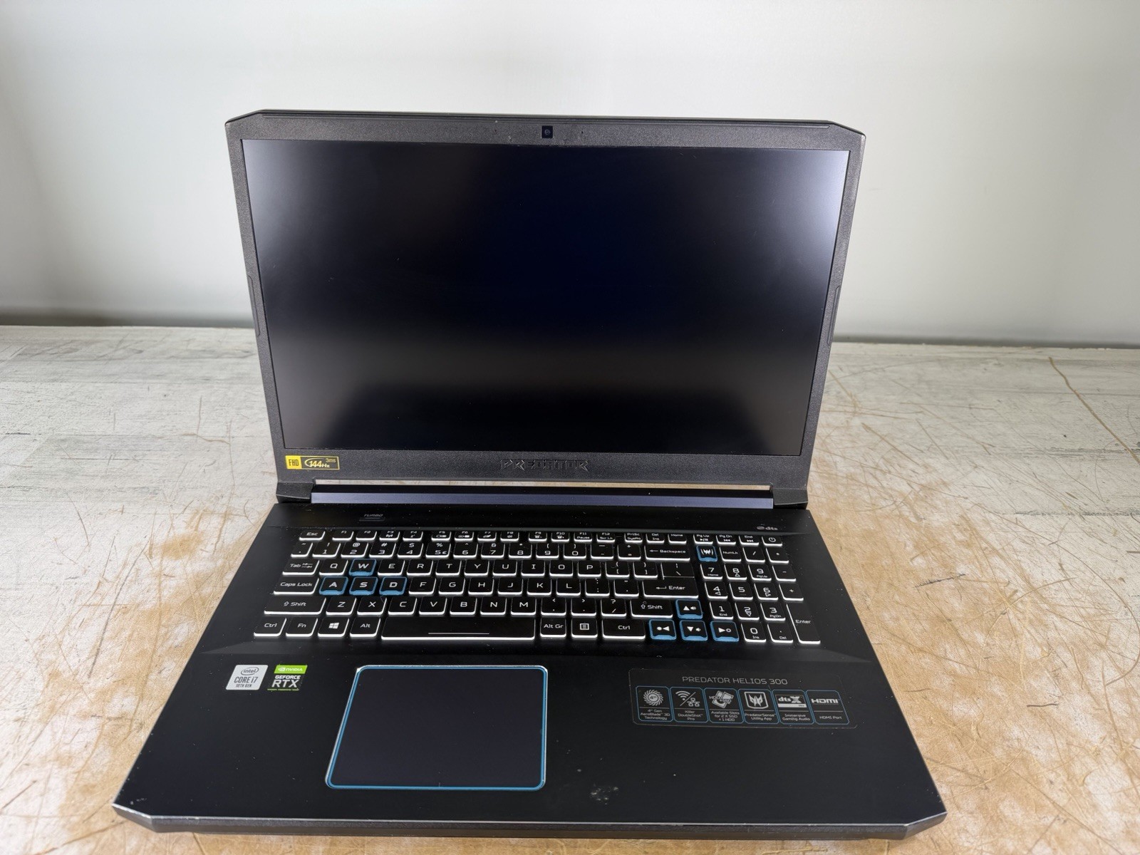 ACER PREDATOR PH317-54 i7-10750H @ 2.60 GHz, 8GB RAM, NO HDD/OS – (FOR PARTS)
