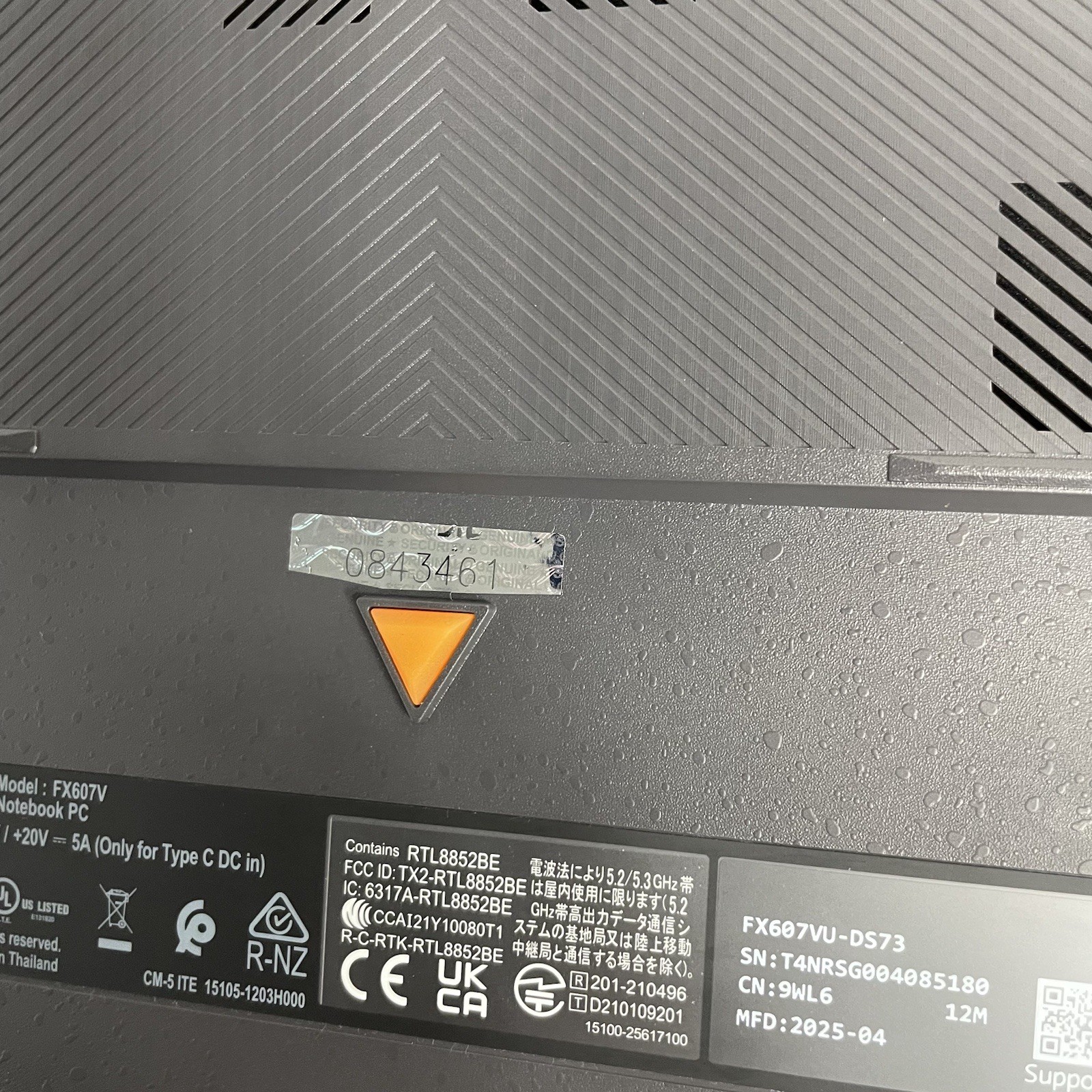 Asus TUF F16 GeForce RTX 4050 i7-13620H 2.4GHz 16GB RAM 512GB SSD