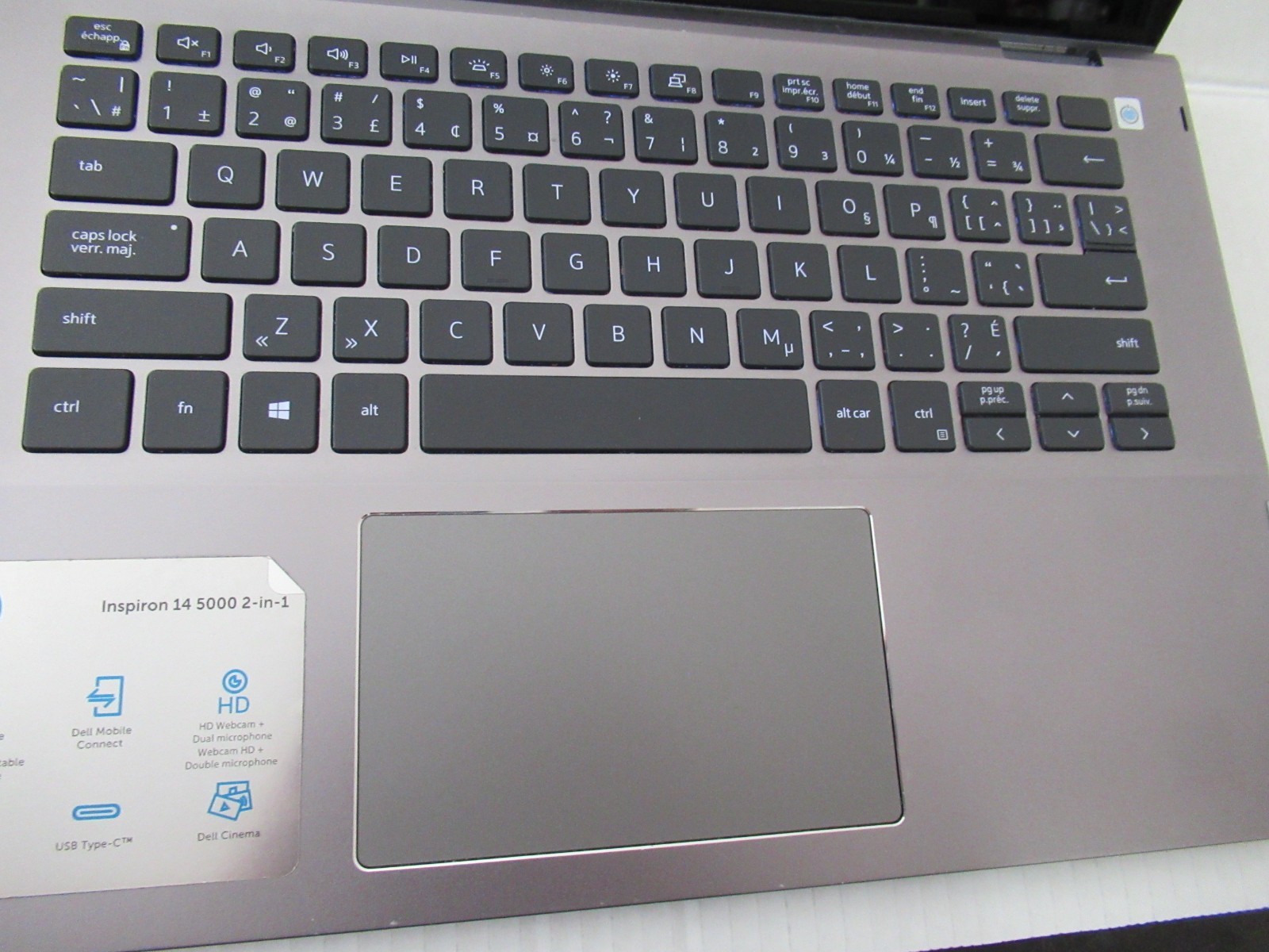 Dell Inspiron 14 5400 2-in-1 Touchscreen FHD Core i7 10th Gen 8gb 256ssd NVME