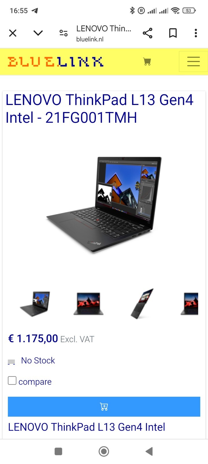 Lenovo ThinkPad L13 Yoga Gen 4 13.3″ IPS Ryzen 7 PRO 7730U 16GB 512GB 3YR WRNTY