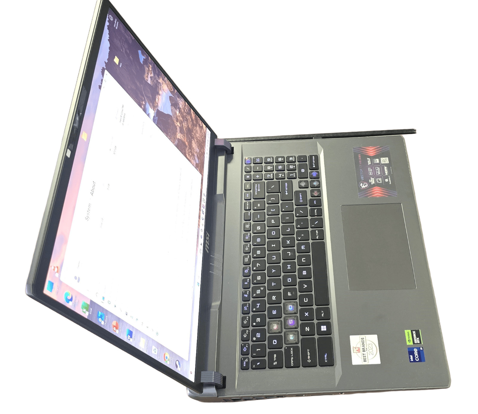 MSI Vector 17 HX A14VGG-219US Intel i9 14th Gen 32GB 1TB SSD 17.0″ QHD QHD+ Gray