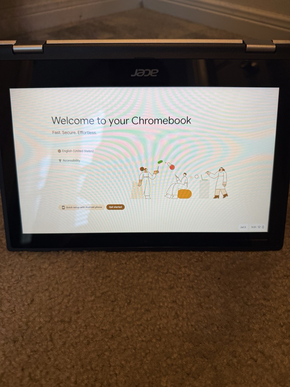 Acer Chromebook Spin 311 11.6″ Intel Celeron 2-in-1 Chrome OS Silver 64gb