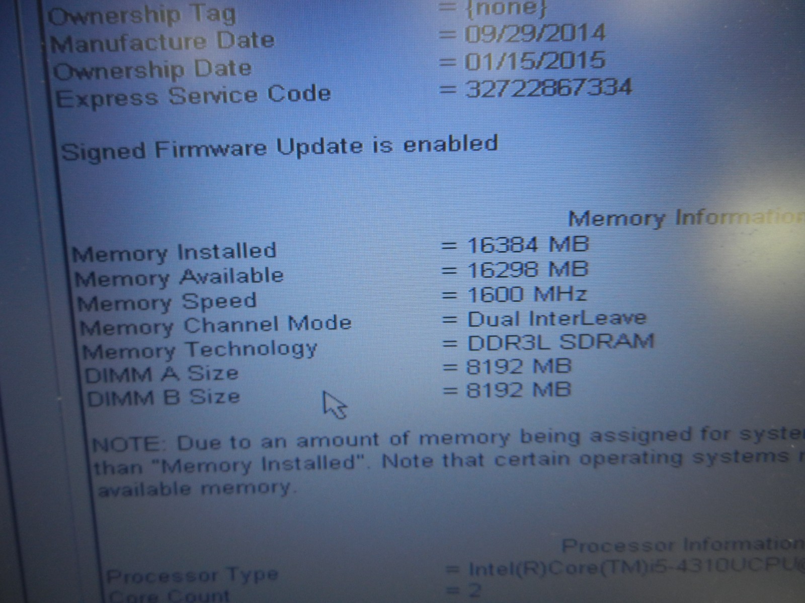 Dell Latitude E7440 CORE i5-4310U @ 2.0GHz / 16GB / NO HDD – MISSING BOTTOM !
