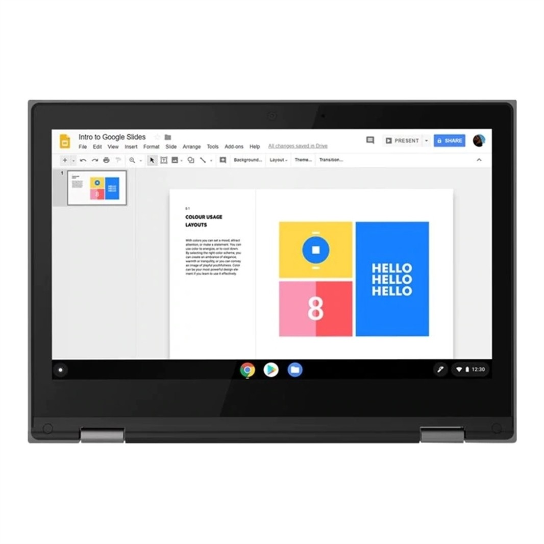 Lenovo Chromebook 300e 2-in-1 11.6″ 32GB N4020, Black