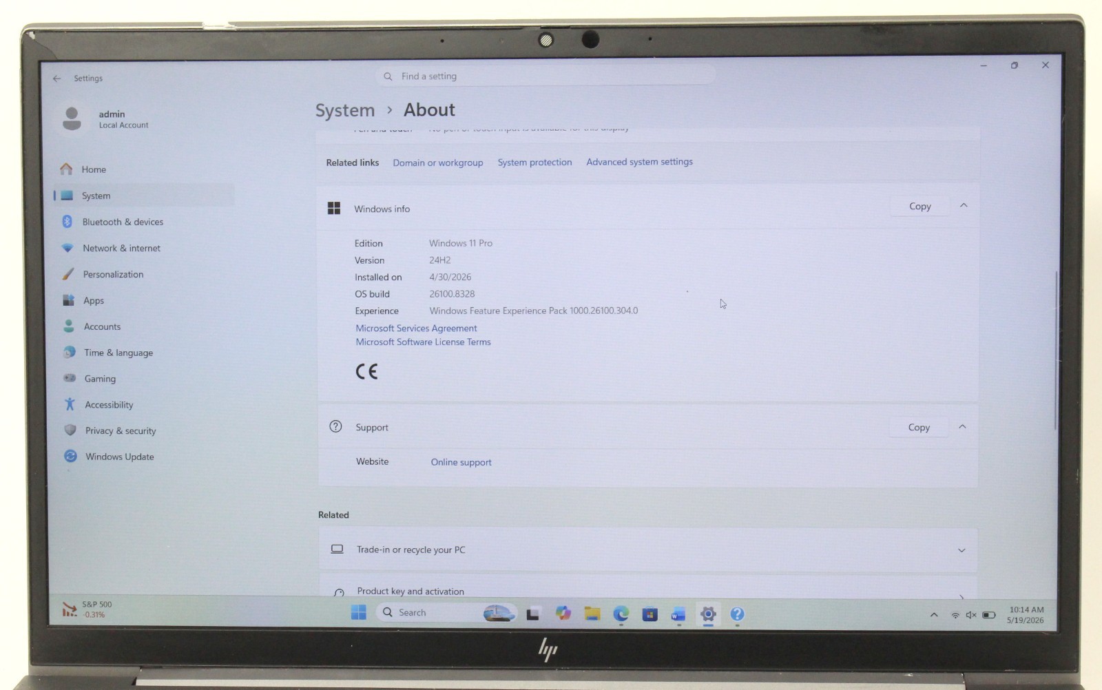 HP Zbook Firefly G8 15.6″ 2.8GHz i7-1165G7 256GB SSD 16GB RAM Win 11 ; 6177669