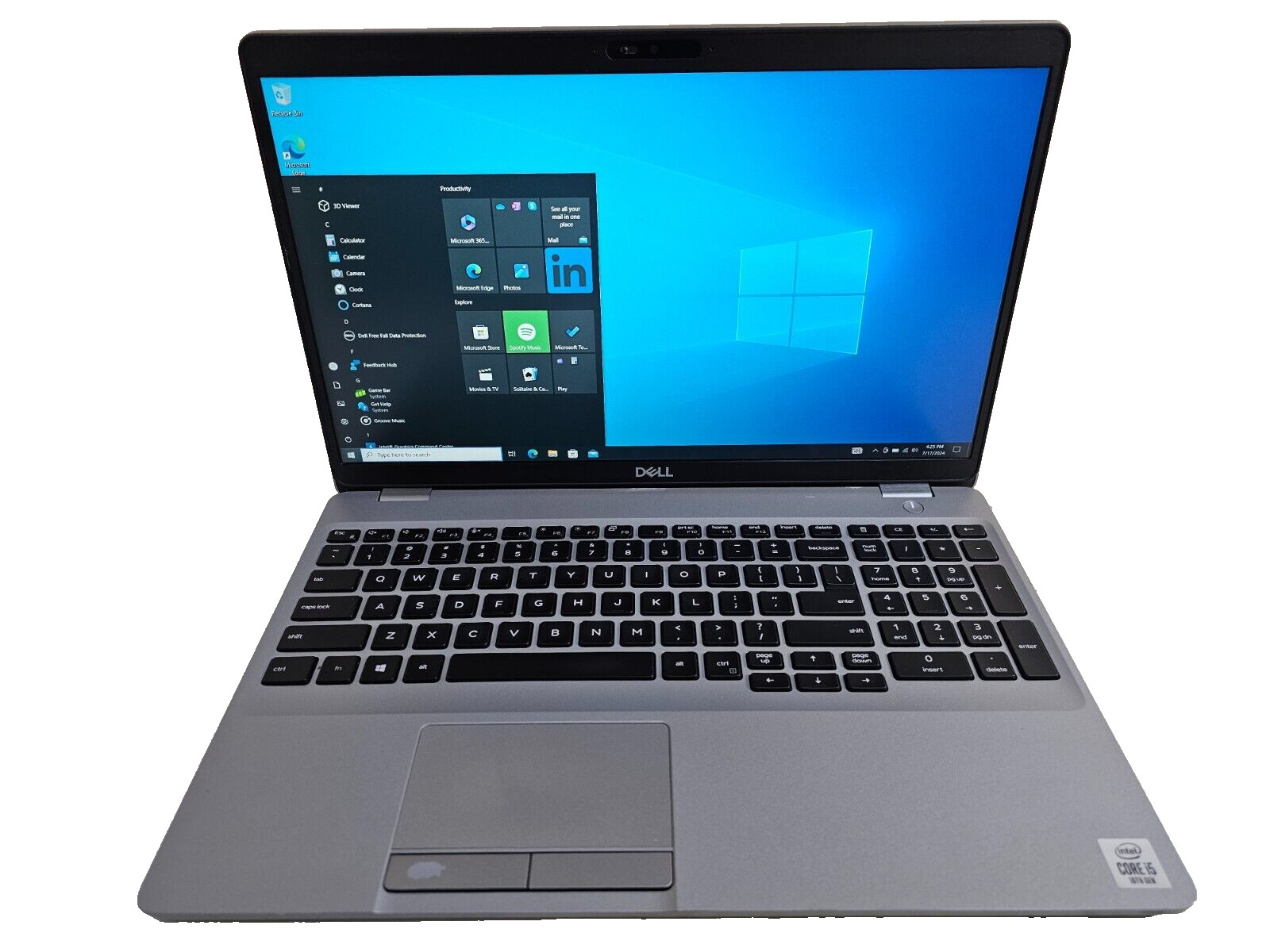 Dell Precision 3550 Laptop – 1.8 GHz i7-10610U 16GB 512GB SSD Webcam 15.6″ -P520
