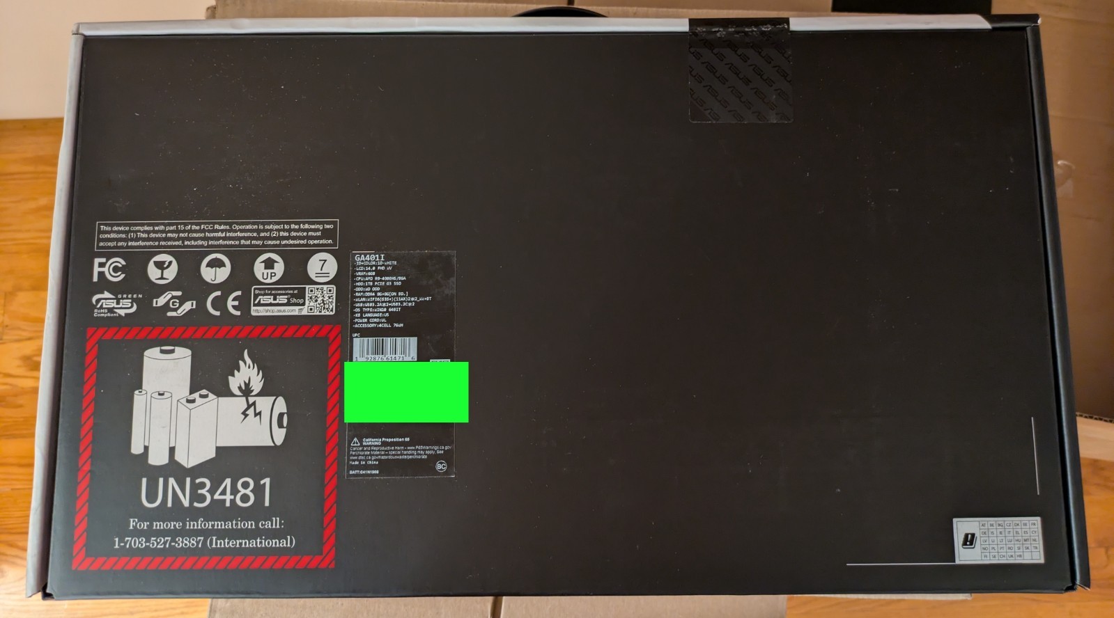 NEW Asus ROG Zephyrus G14 GA401 GA401I Ryzen 9 4900HS 16GB 1TB RTX 2060 Max-Q