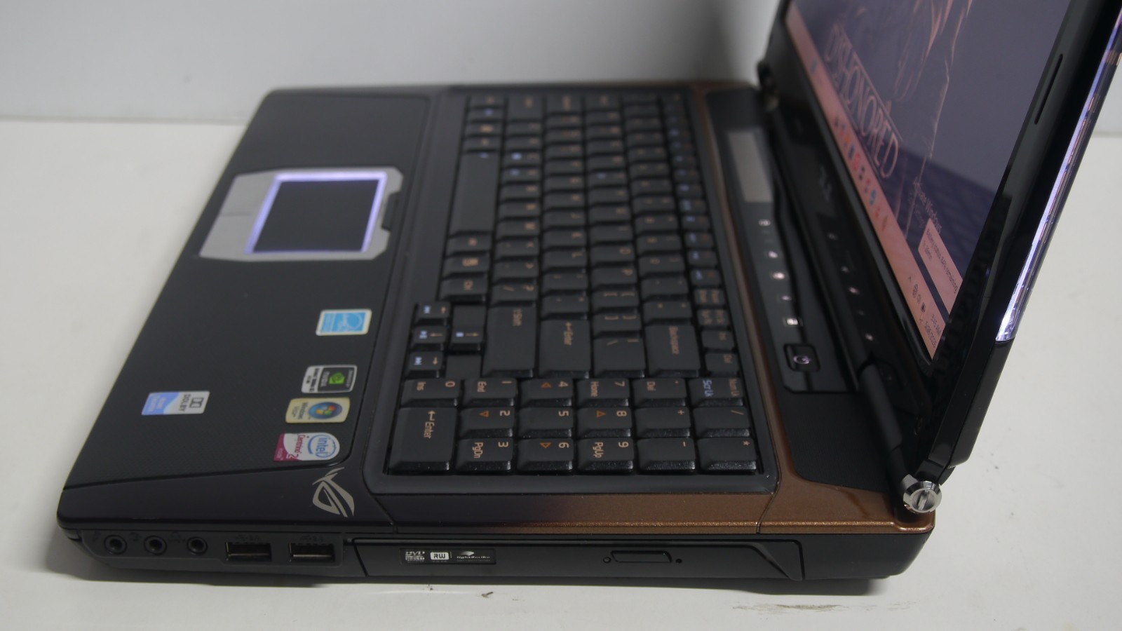 Asus G50V Core 2 Duo P7450 2.13GHz Nvidia 9800M 1.3TB Gaming Laptop + RetroBat