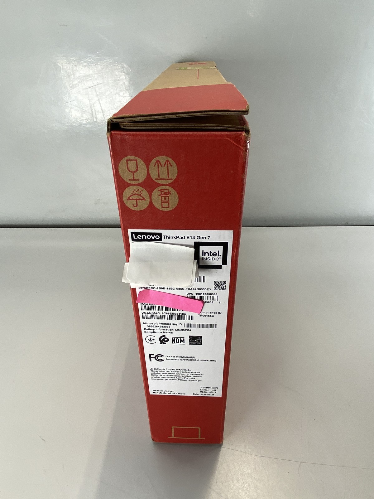 Lenovo Laptop Thinkpad E14 Gen 7 14″ Intel Core 5 210H 512GB- Black