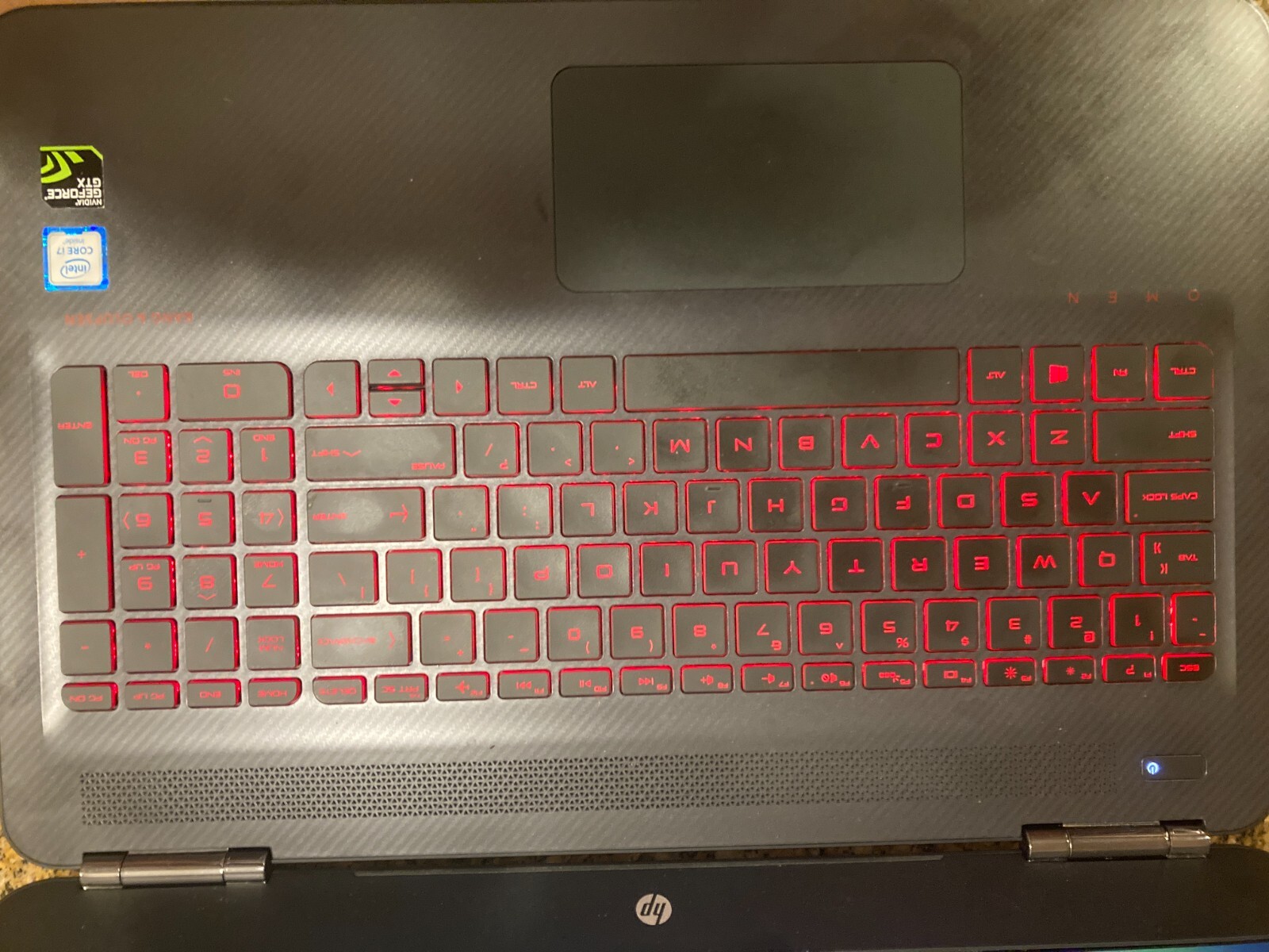 HP OMEN Laptop 17-v7f58av Intel Core i7-6700HQ 2.6GHz 16GB 128 SSD